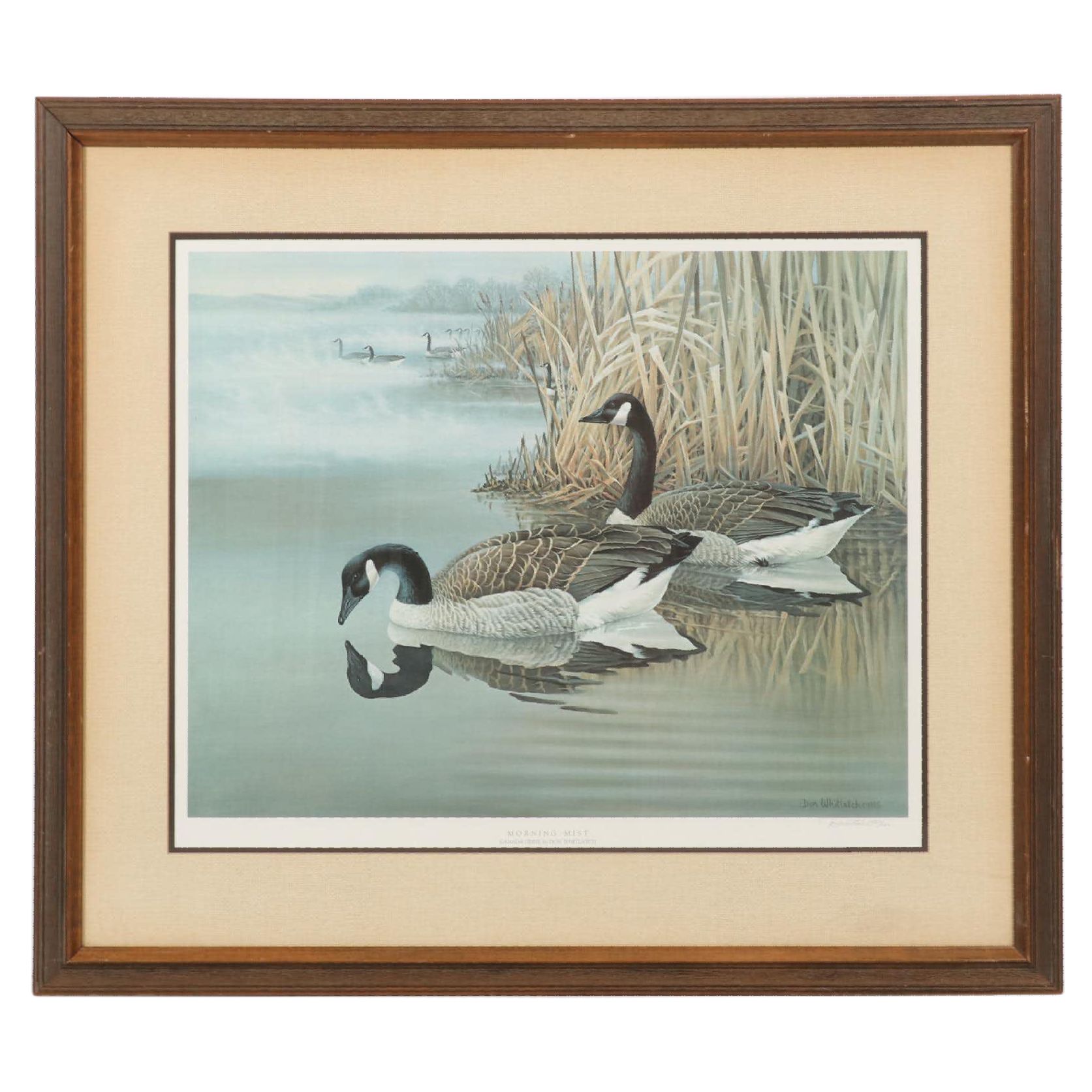 Don Whitlach Offset Lithograph "Morning Mist," 1985