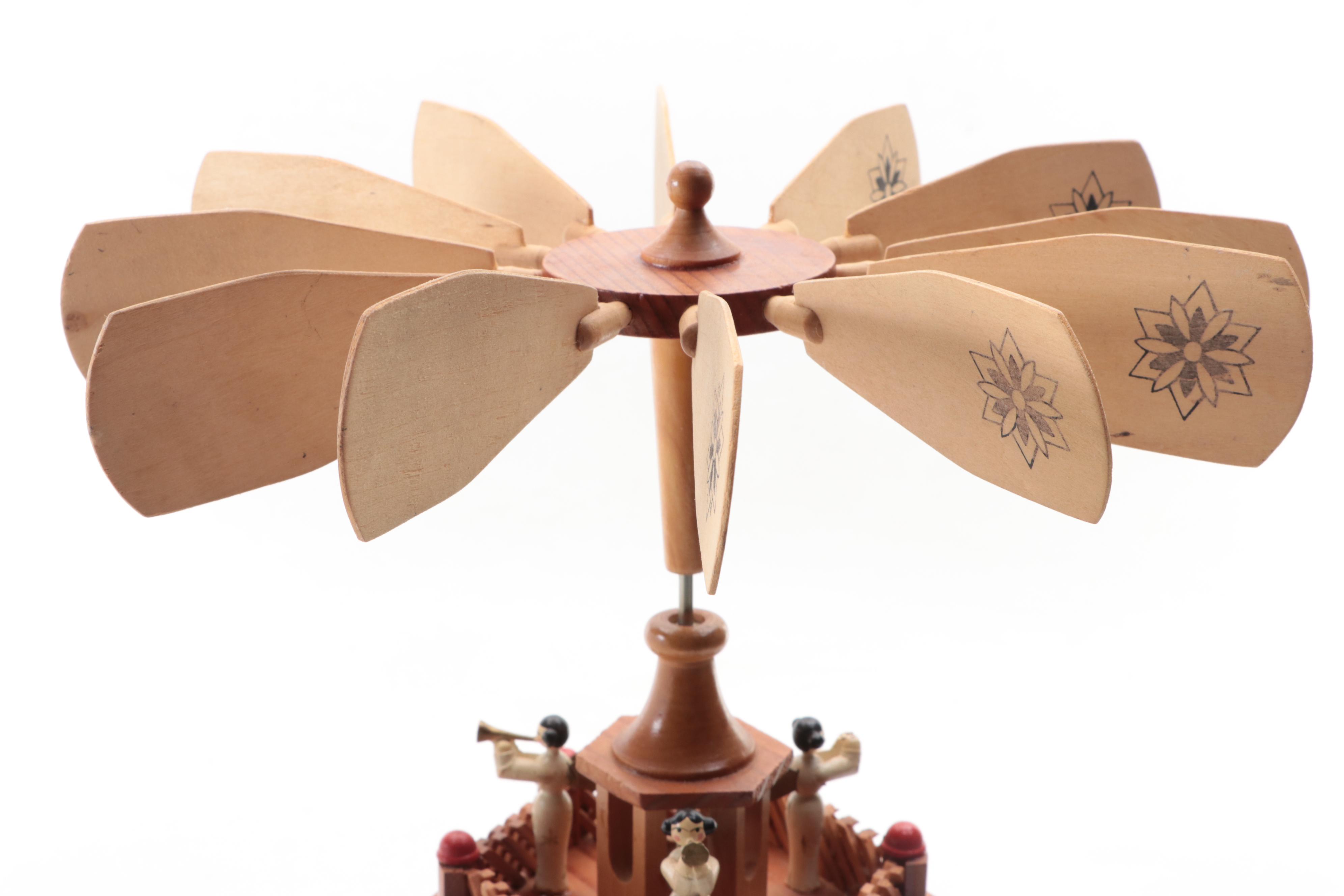 German Style Handcrafted Wooden Christmas Pyramid