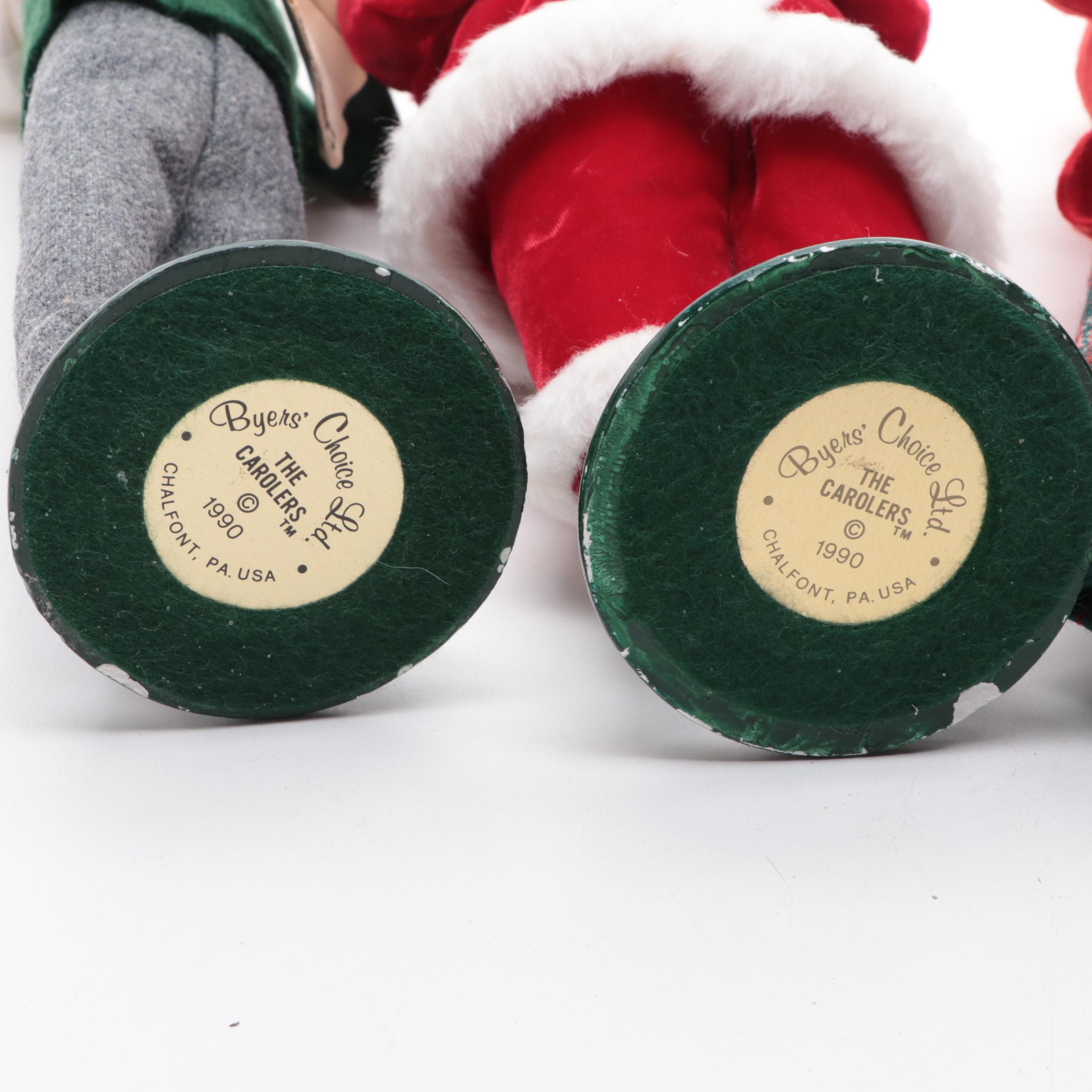 Byers' Choice Ltd. The Carolers Figures, Late 20th Century