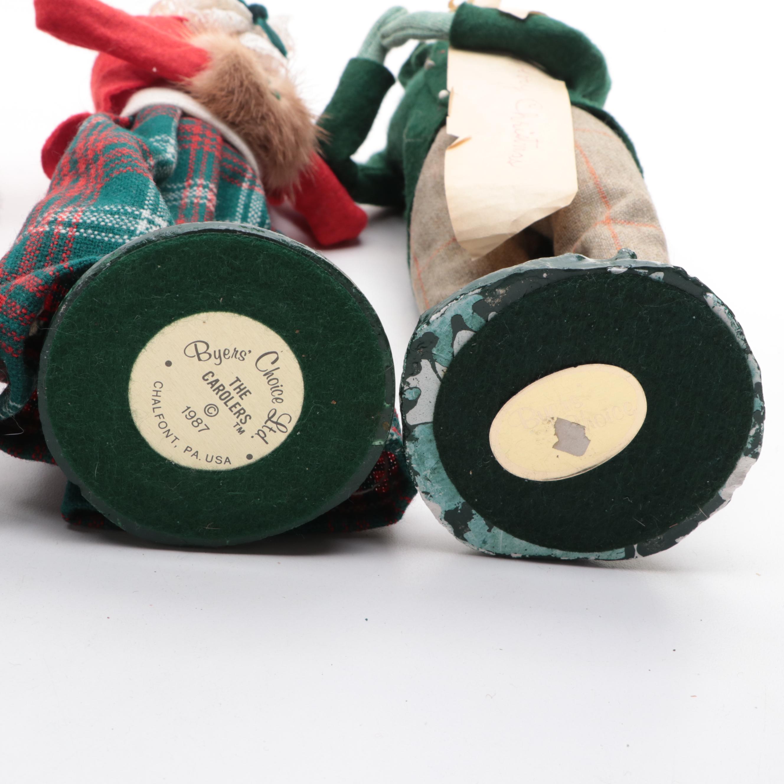 Byers' Choice Ltd. The Carolers Figures, Late 20th Century