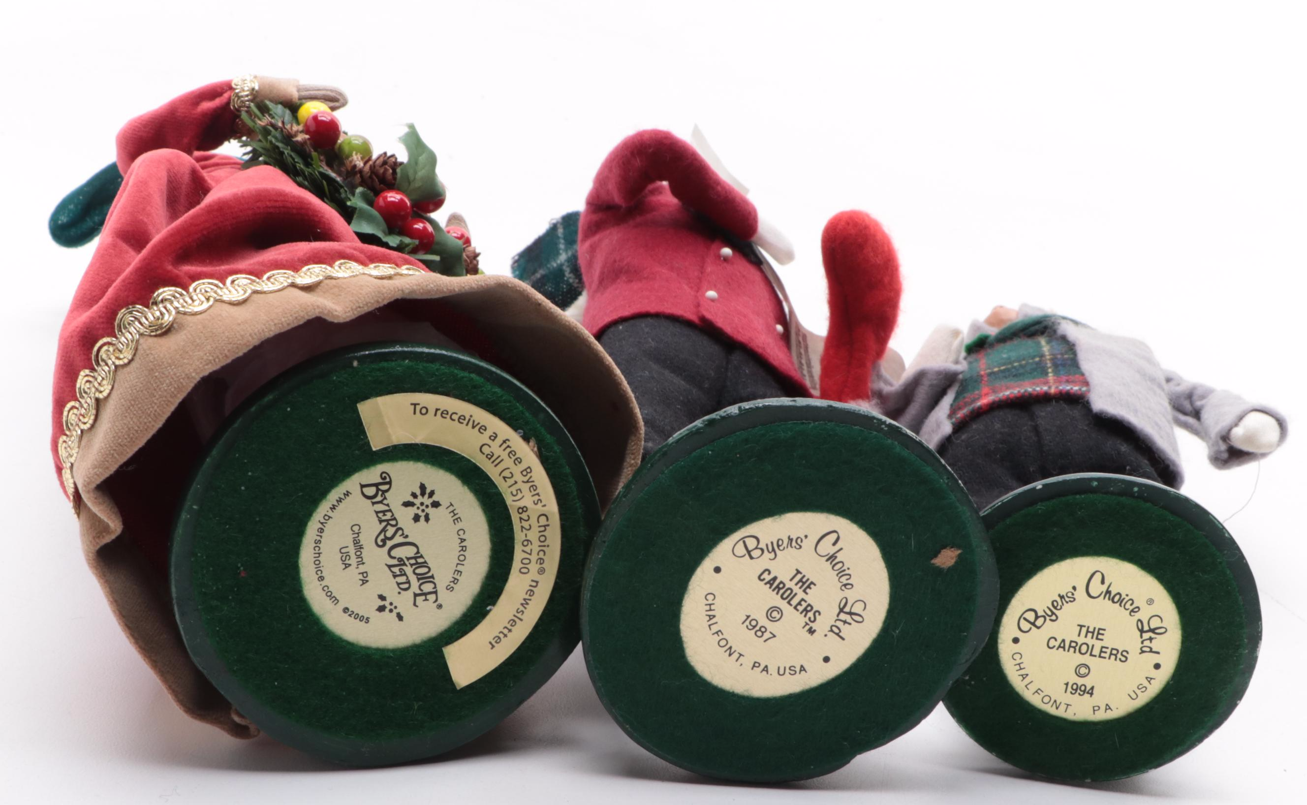 Byers' Choice Ltd. The Carolers Figures, Late 20th Century