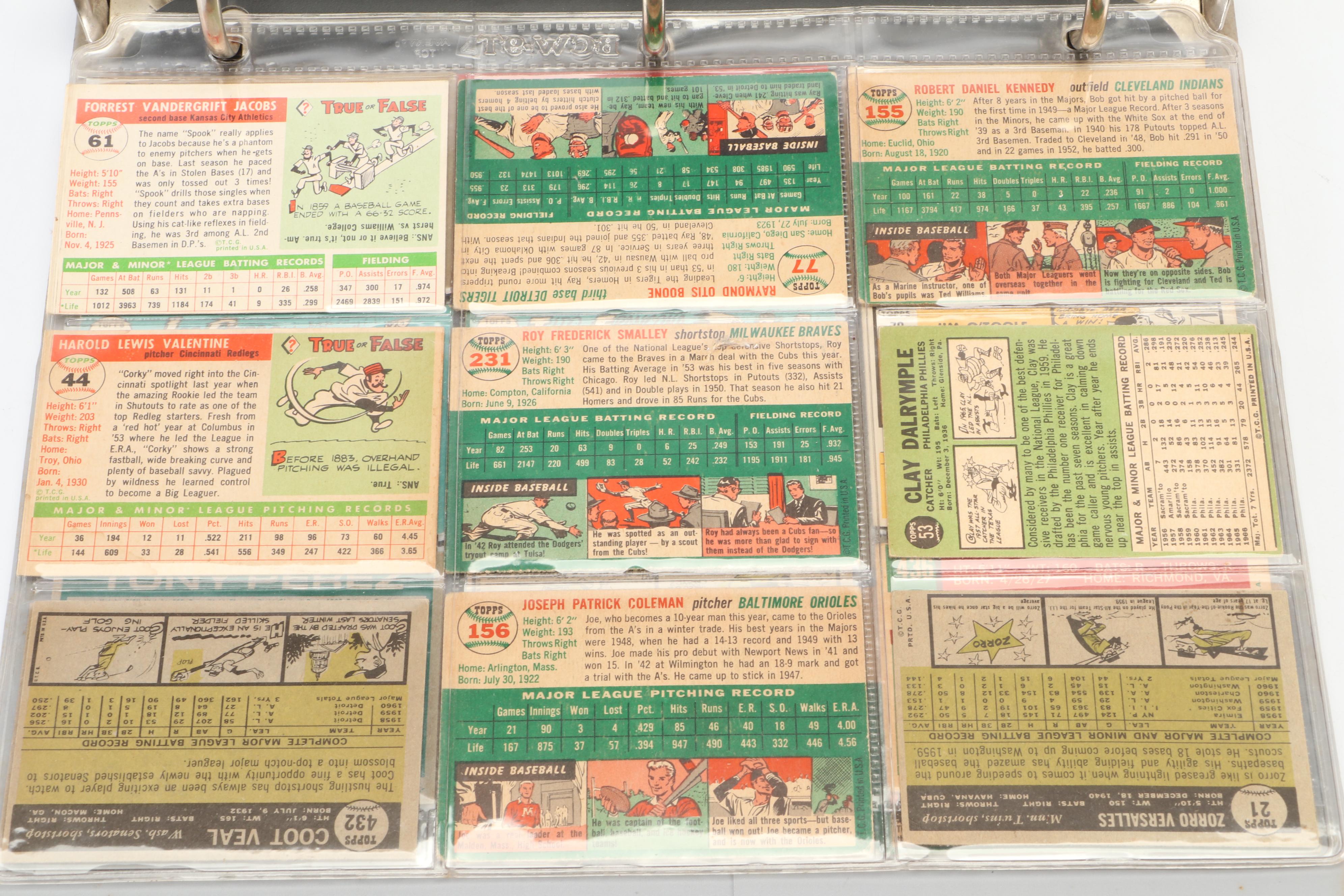 Topps with Other Baseball Cards Featuring Ken Griffey Jr. and More, 1950s–1990s