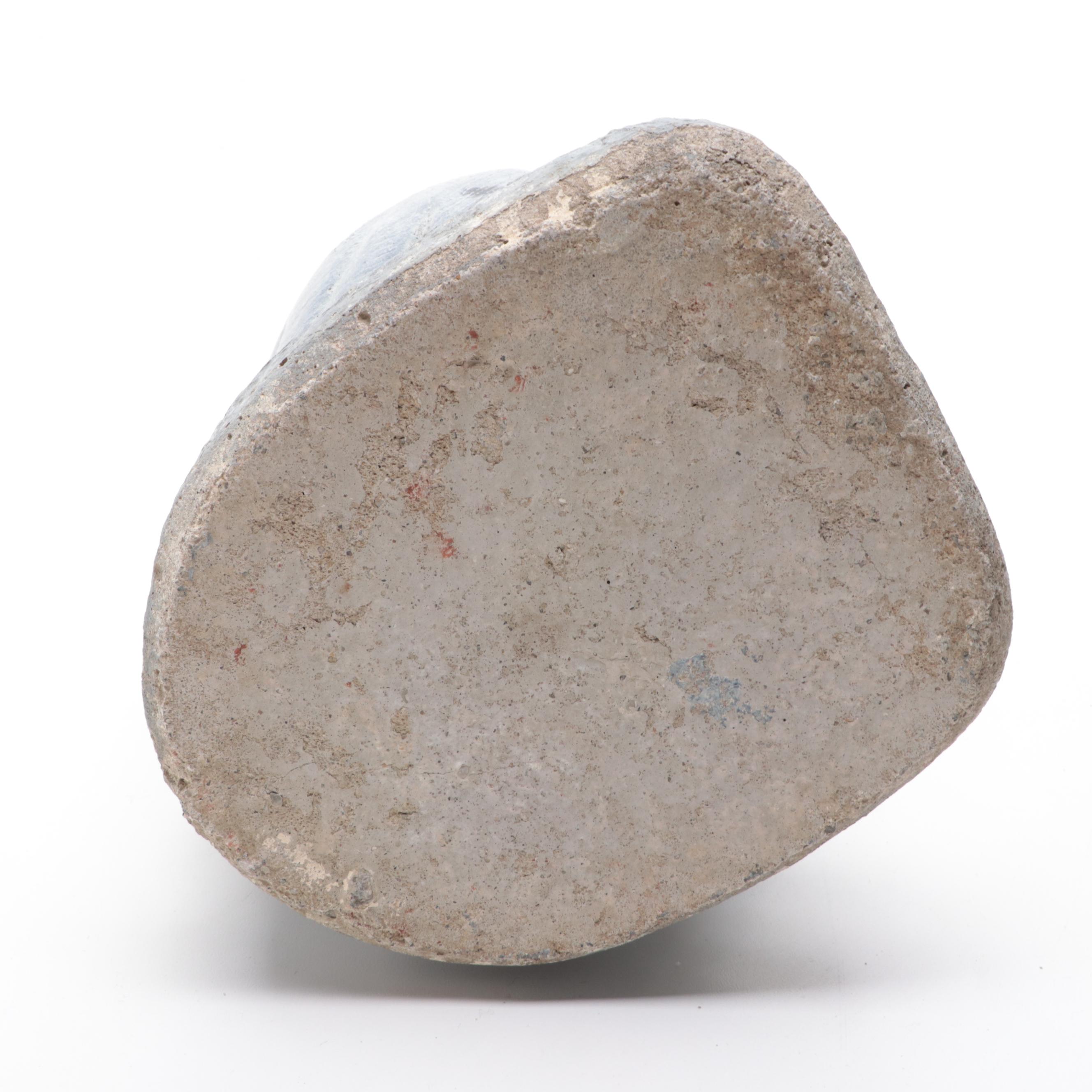 Cast Concrete Rabbit Statuette