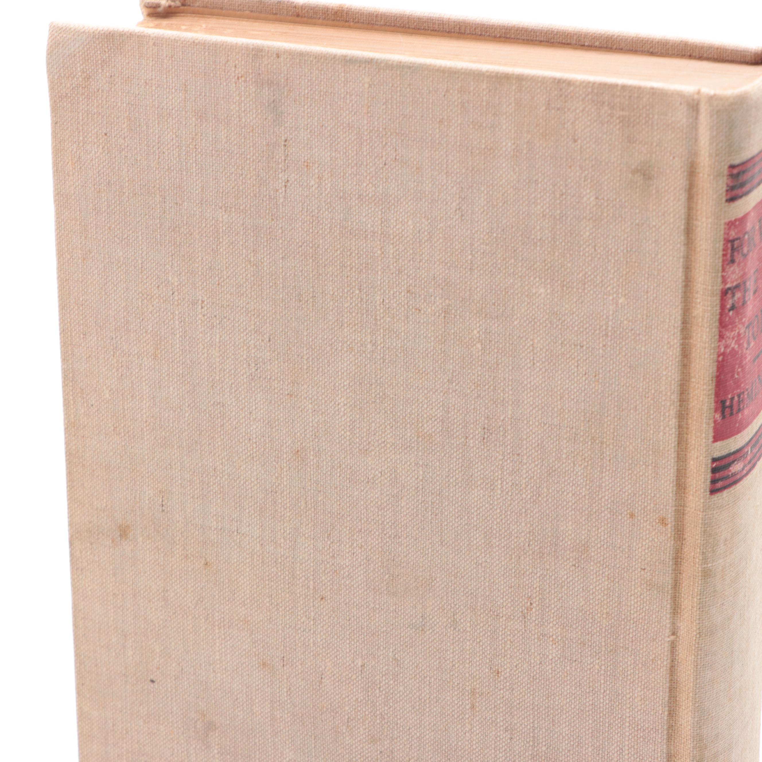 First Edition "For Whom the Bell Tolls" by Ernest Hemingway, 1940