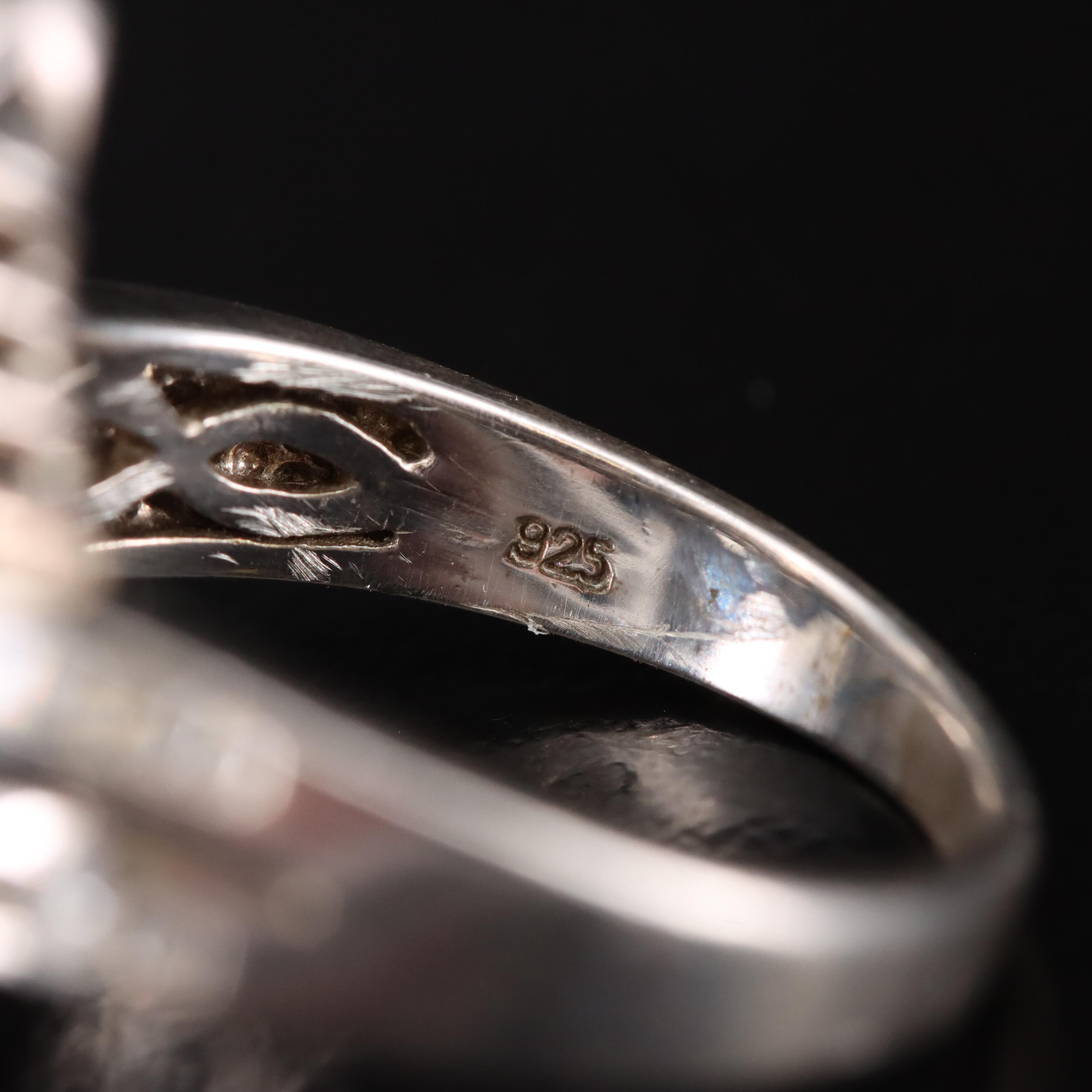 Sterling 0.75 CTW Diamond Ring