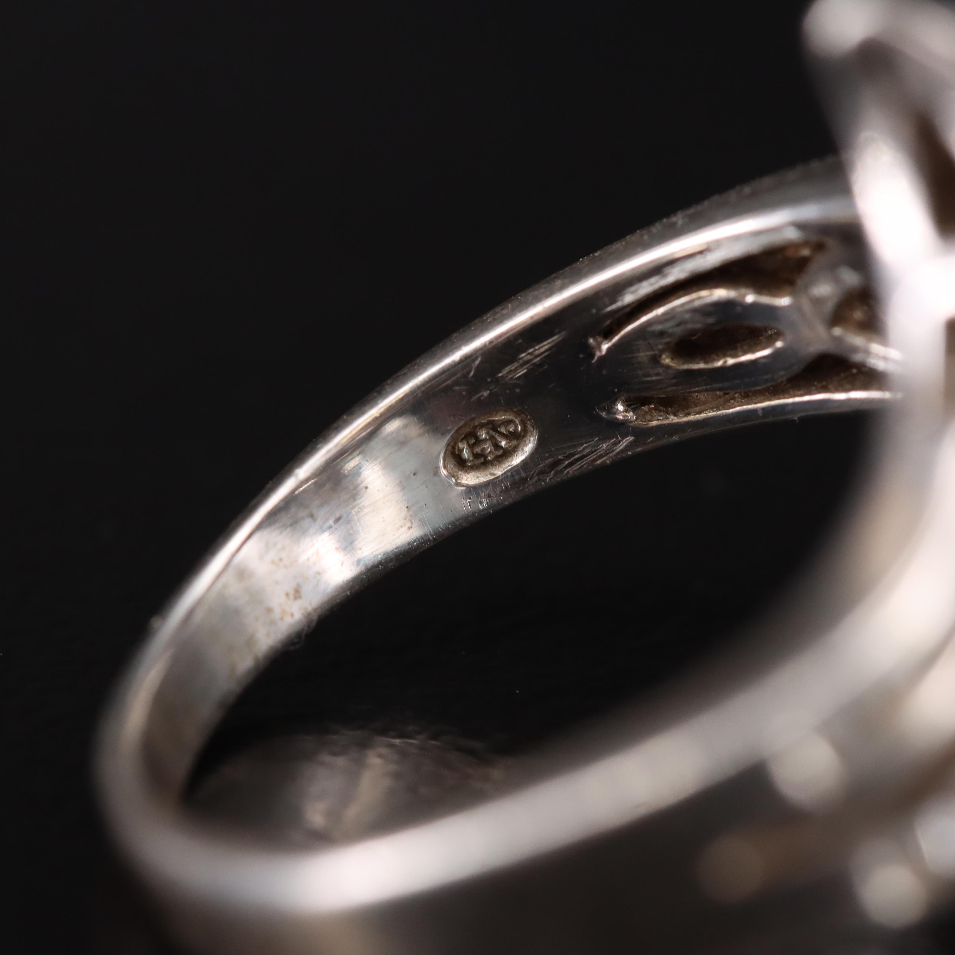 Sterling 0.75 CTW Diamond Ring