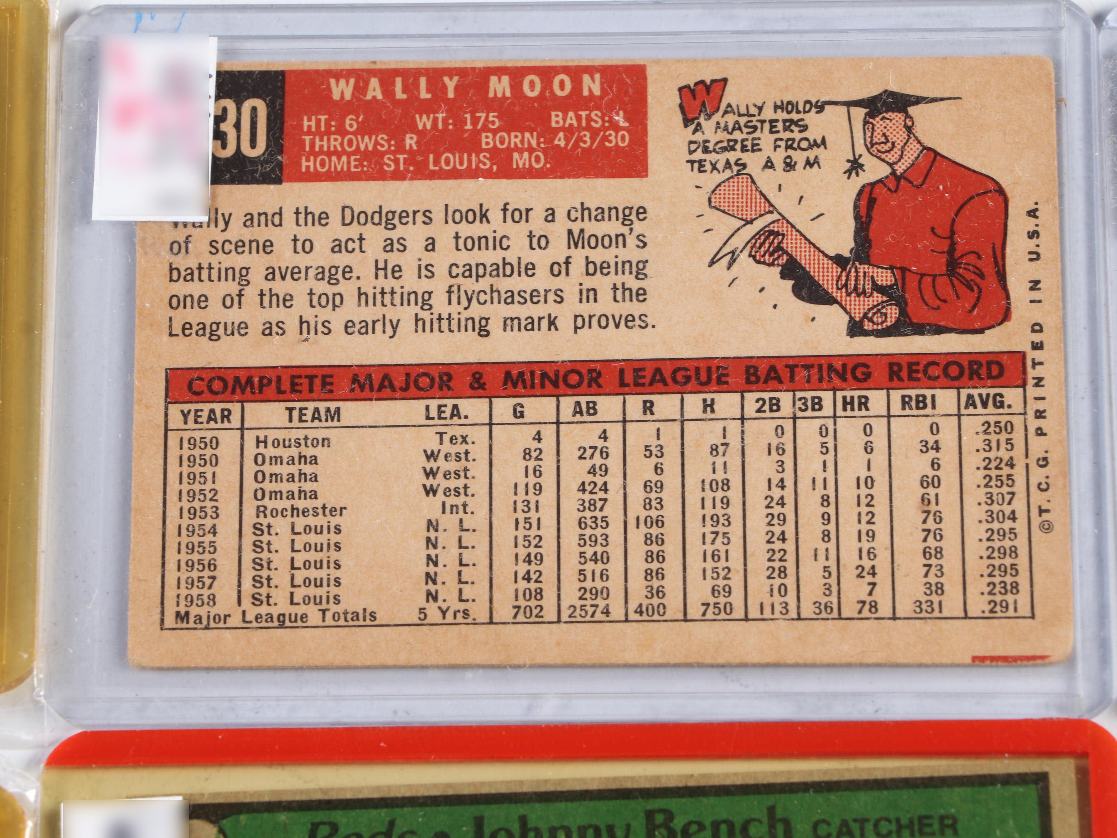 Topps Baseball Cards Featuring Don Drysdale and More, 1950s–1980s