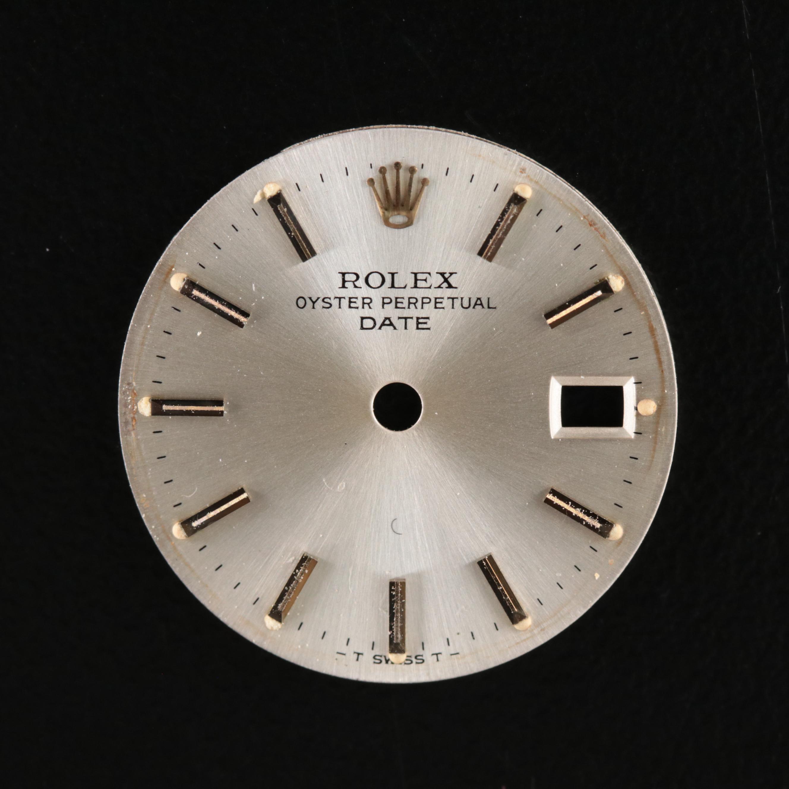 Two Rolex Watch Dials