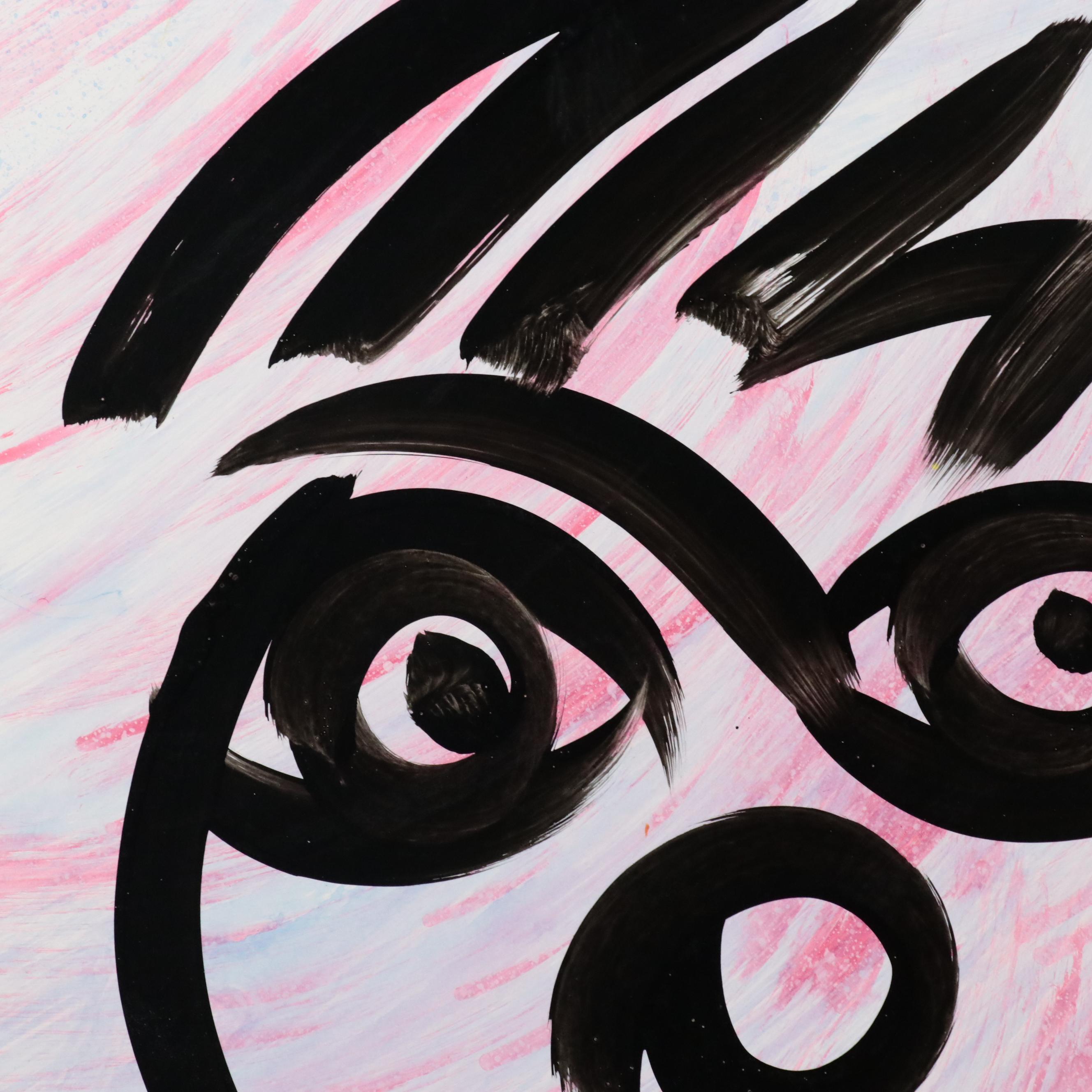 Peter Keil Abstract Acrylic Portrait