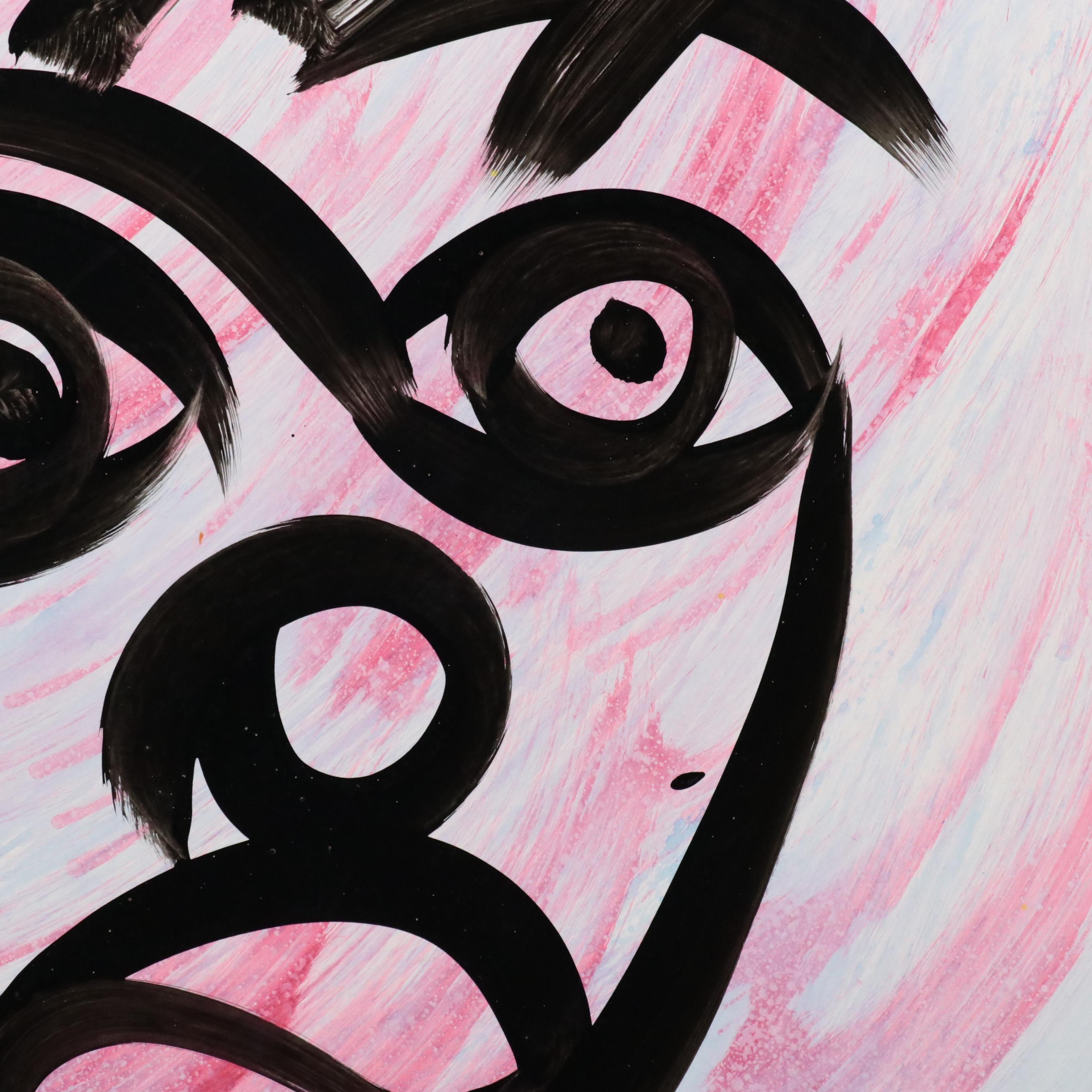 Peter Keil Abstract Acrylic Portrait