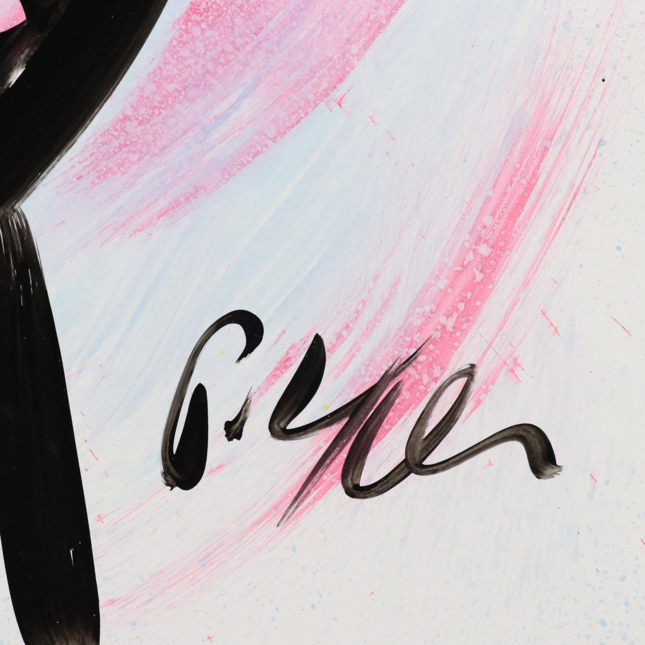 Peter Keil Abstract Acrylic Portrait