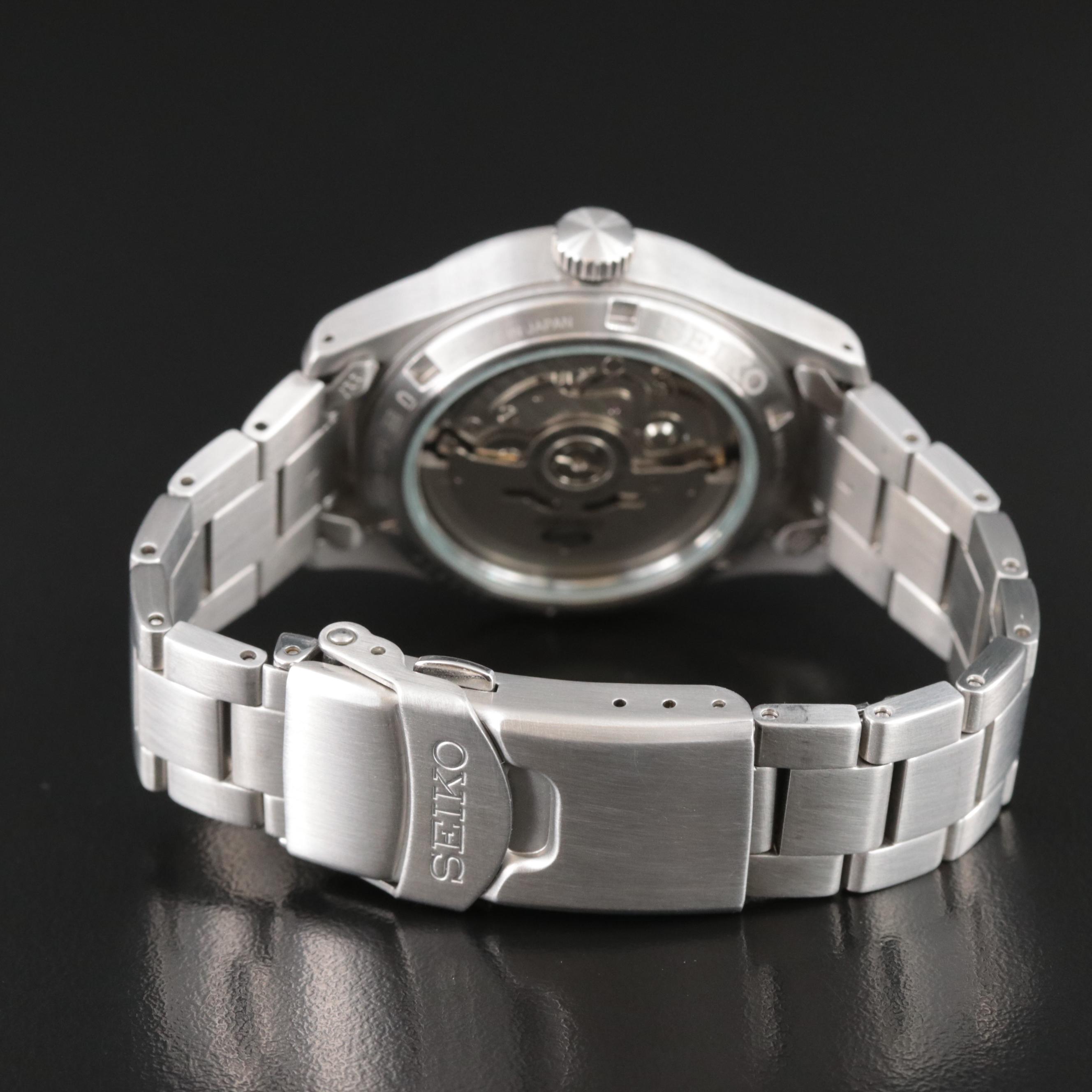 Seiko Automatic Day-Date Stainless Steel Watch