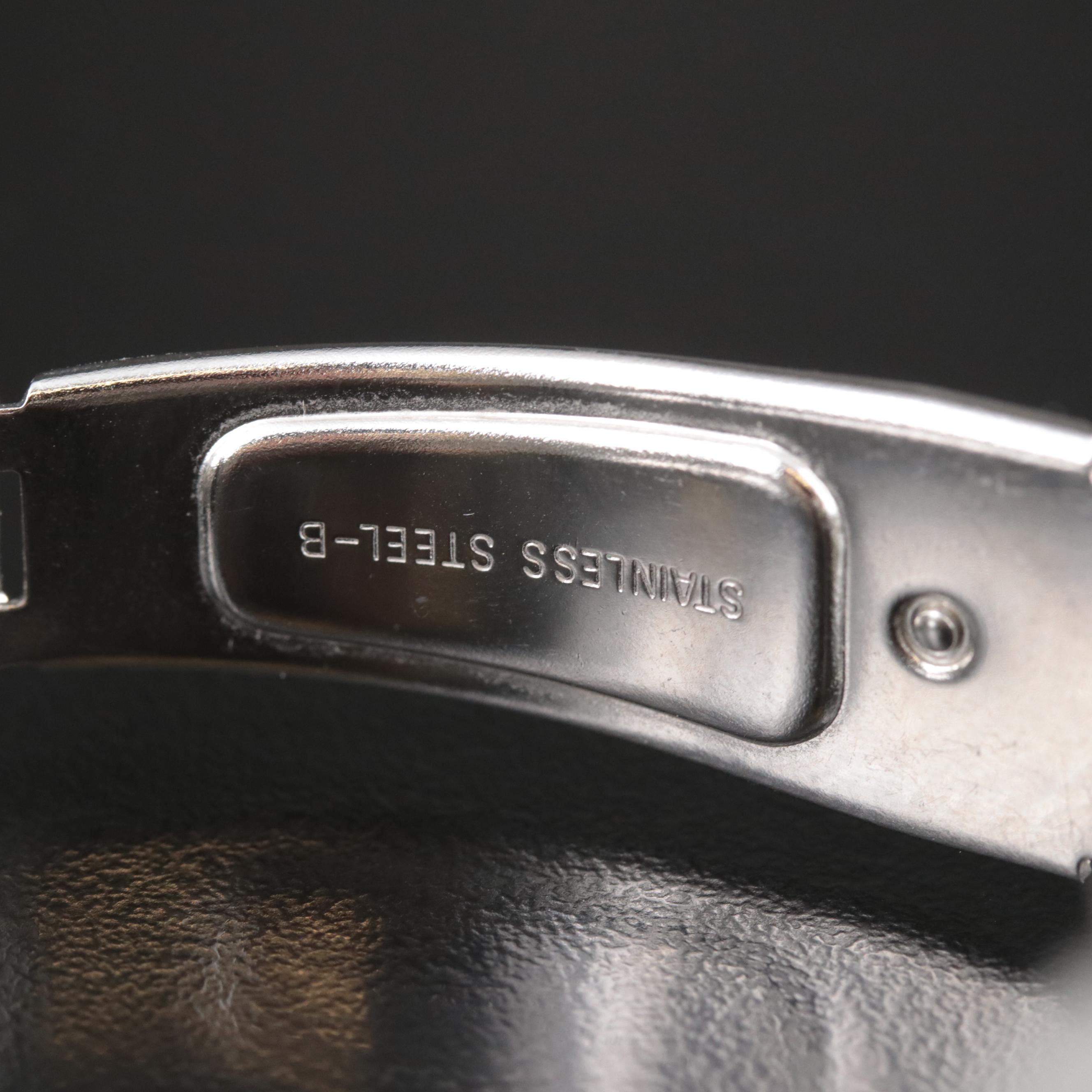 Seiko Automatic Day-Date Stainless Steel Watch