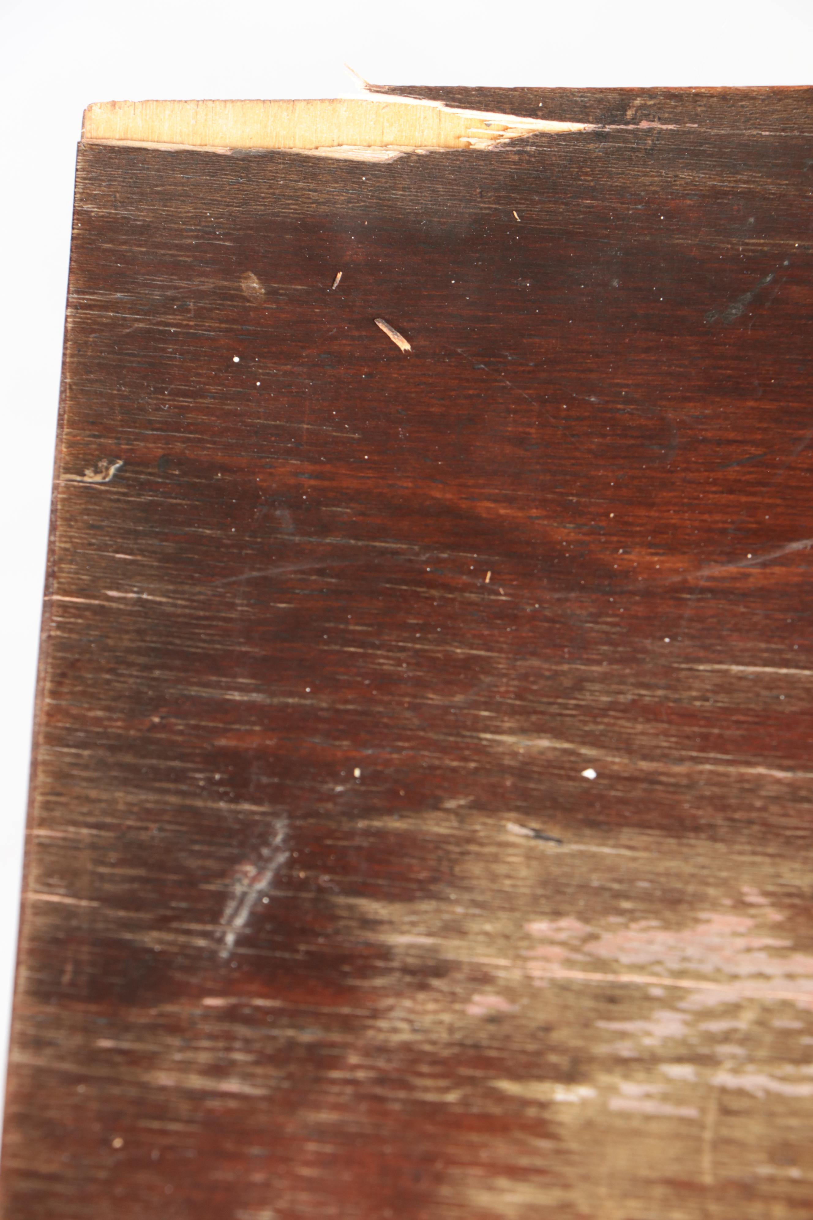 Jacobean Revival Walnut-Stained China Cabinet, circa 1930