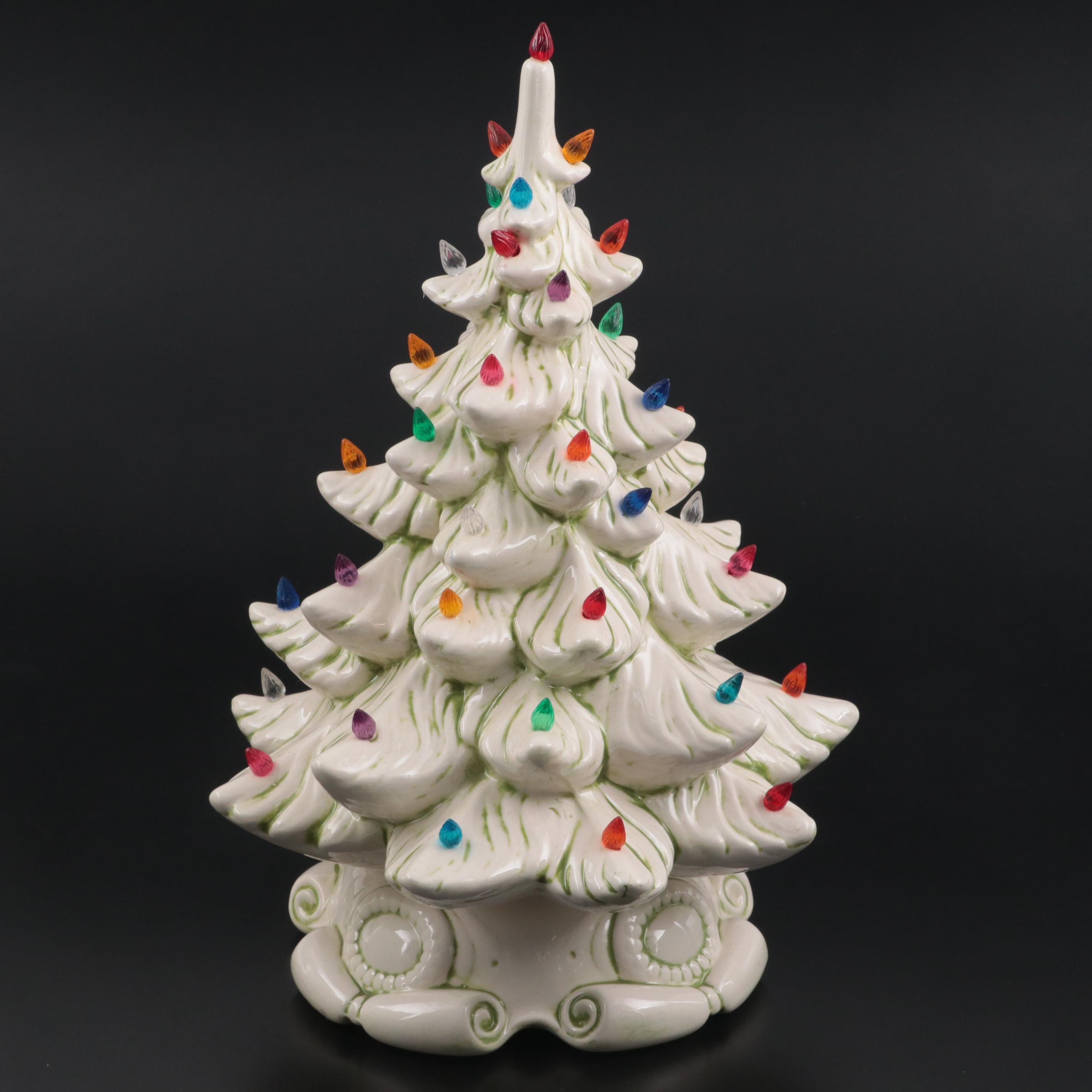 Atlantic Mold Illuminated Ceramic Christmas Tree