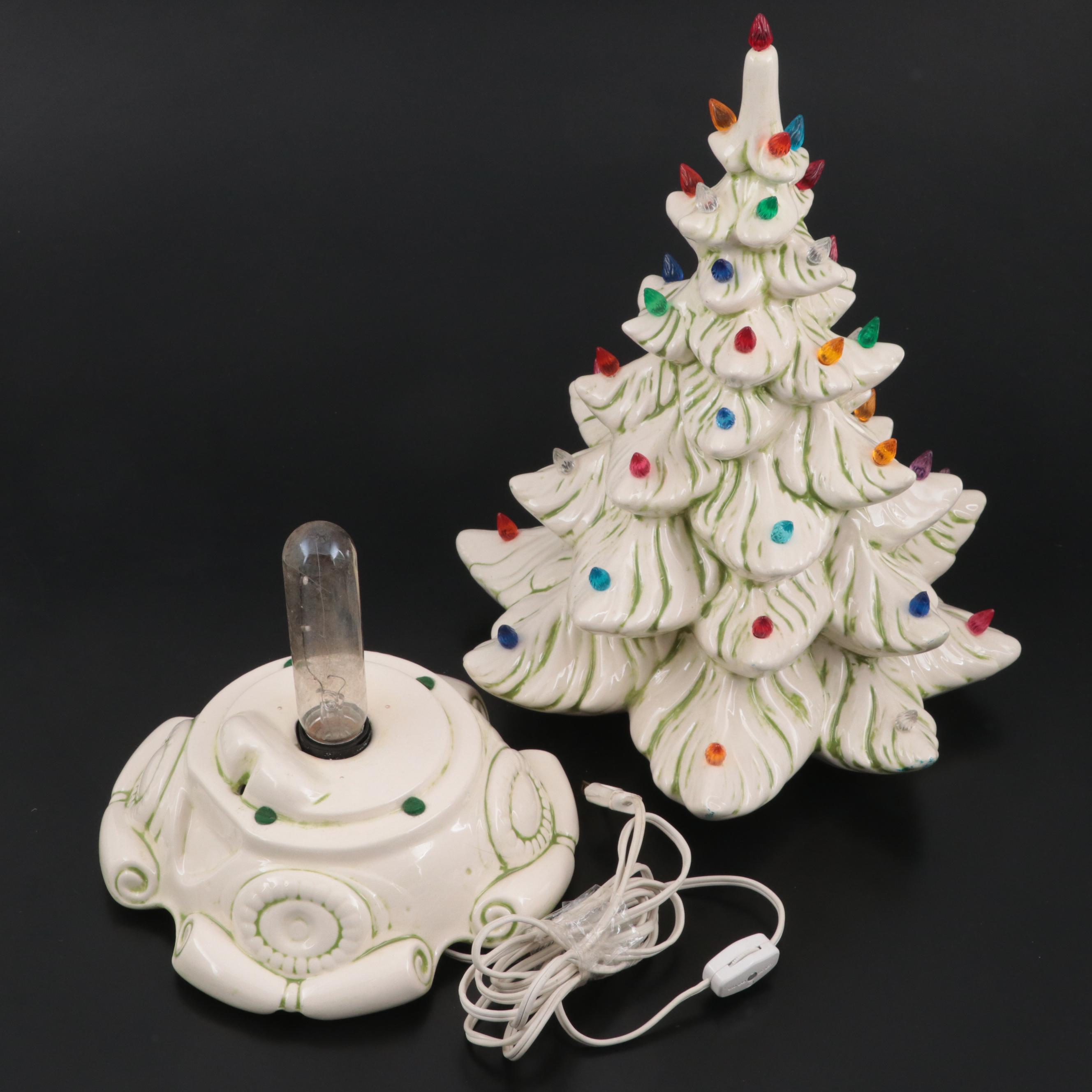 Atlantic Mold Illuminated Ceramic Christmas Tree