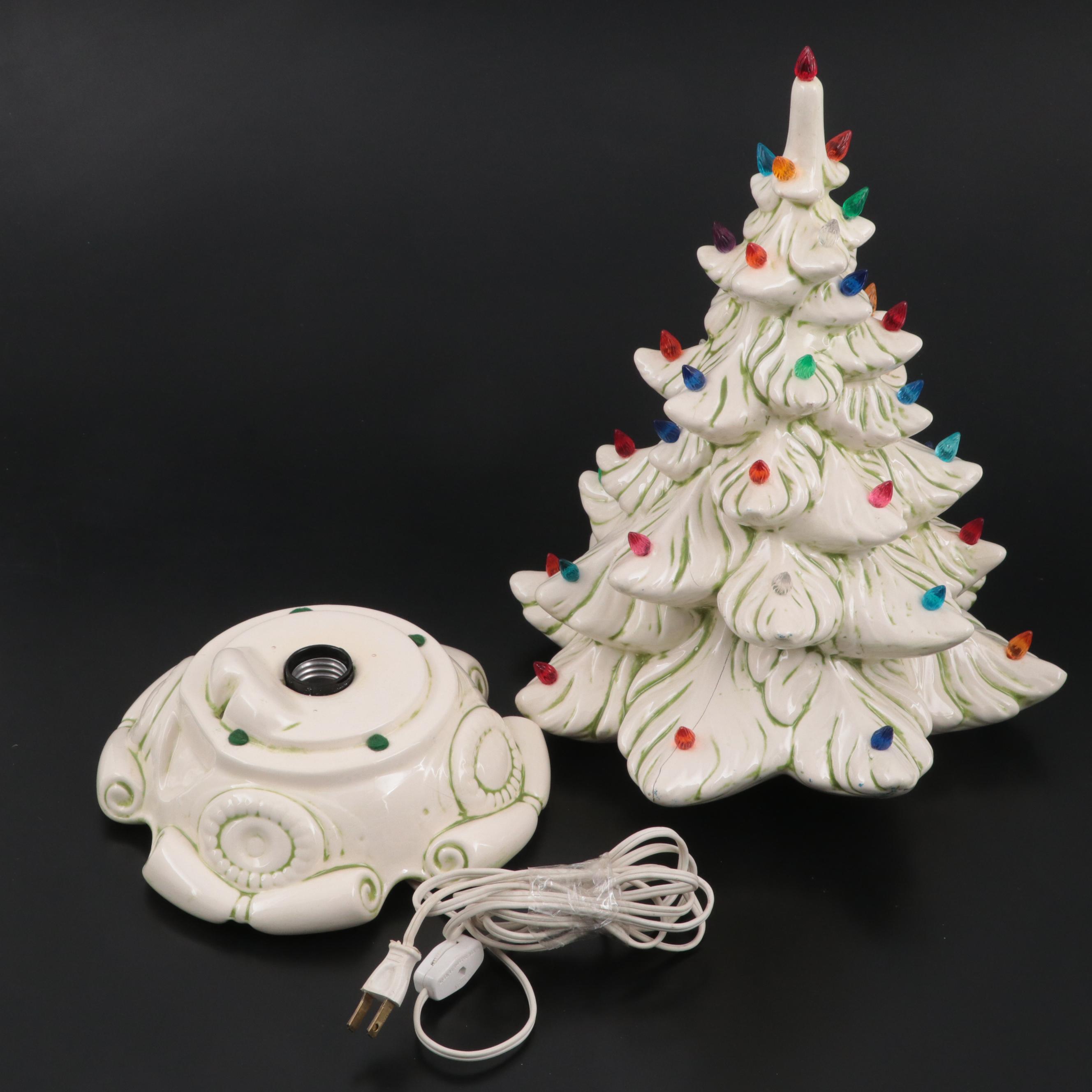 Atlantic Mold Illuminated Ceramic Christmas Tree