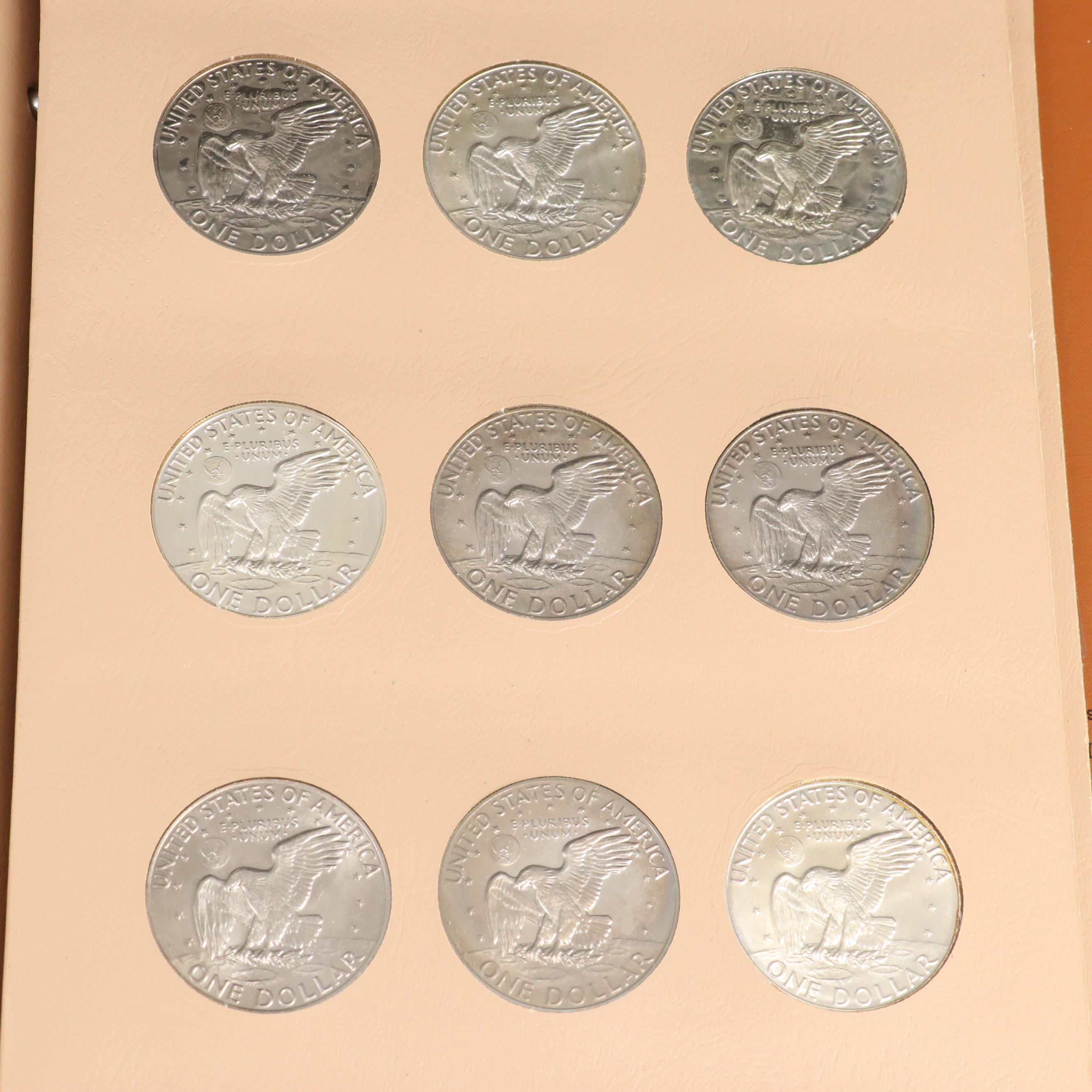 Complete Collection of Eisenhower Dollars from 1971-1978