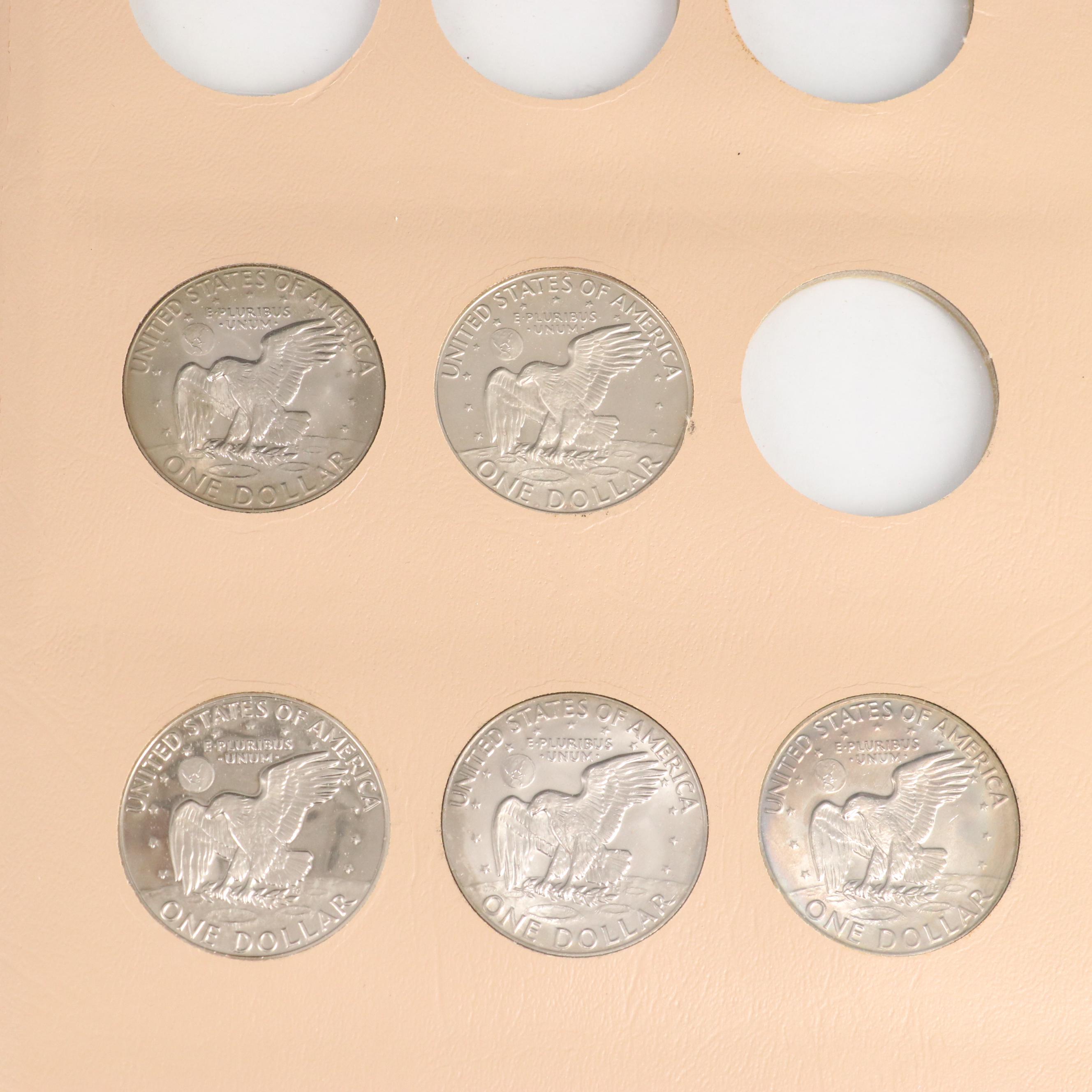 Complete Collection of Eisenhower Dollars from 1971-1978