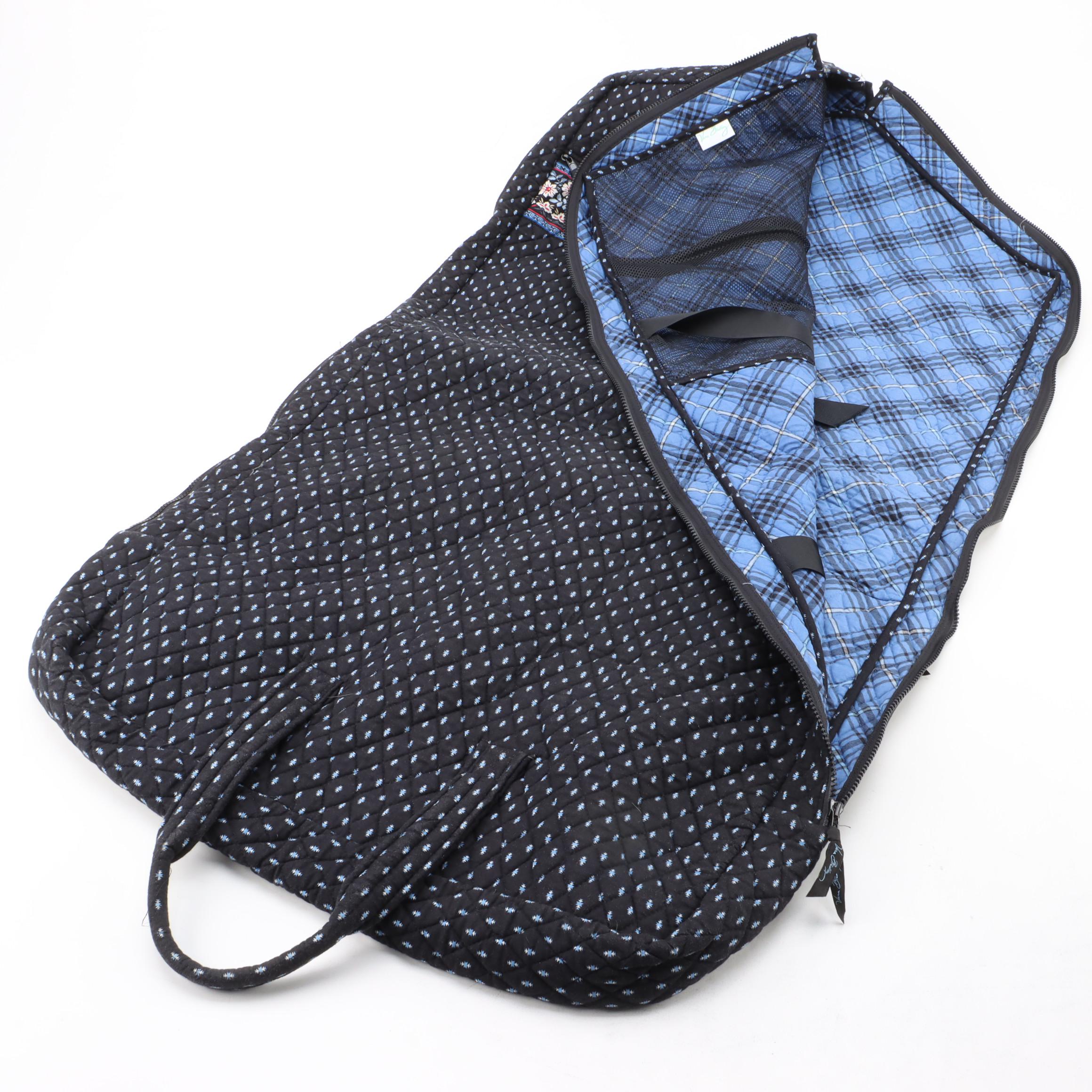 Vera Bradley "Alpine Black" Garment Bag, Duffles, Tote and Backpack