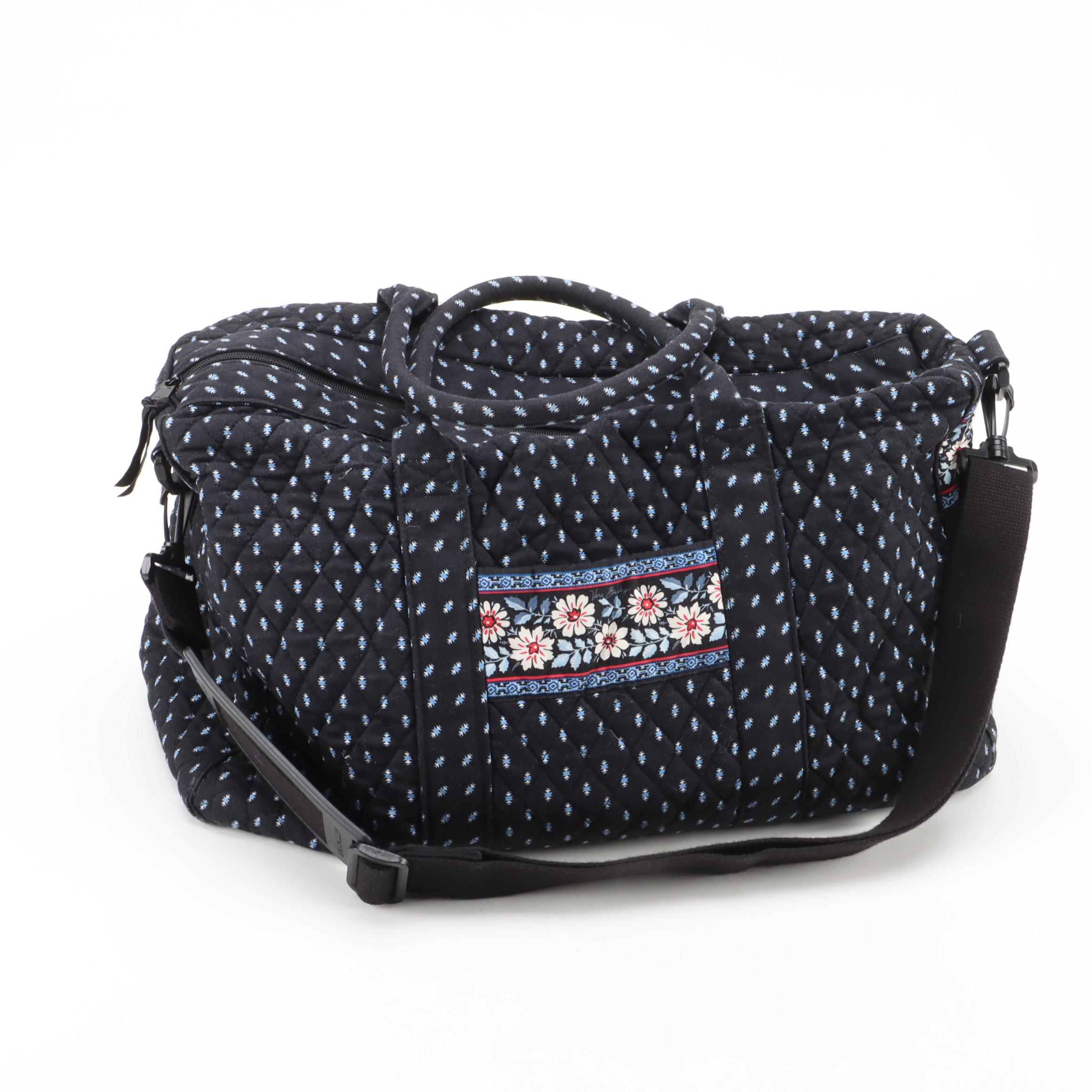 Vera Bradley "Alpine Black" Garment Bag, Duffles, Tote and Backpack