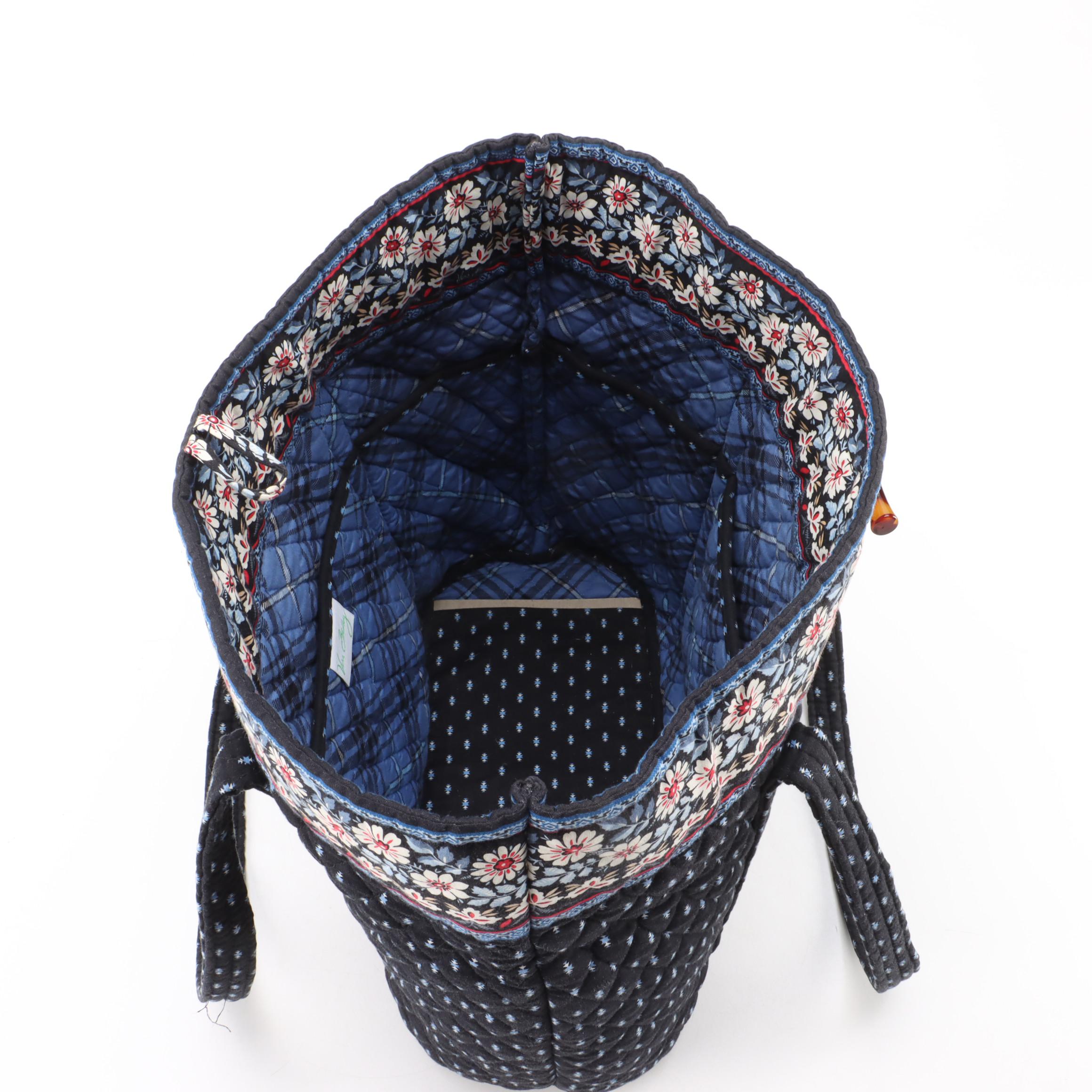 Vera Bradley "Alpine Black" Garment Bag, Duffles, Tote and Backpack