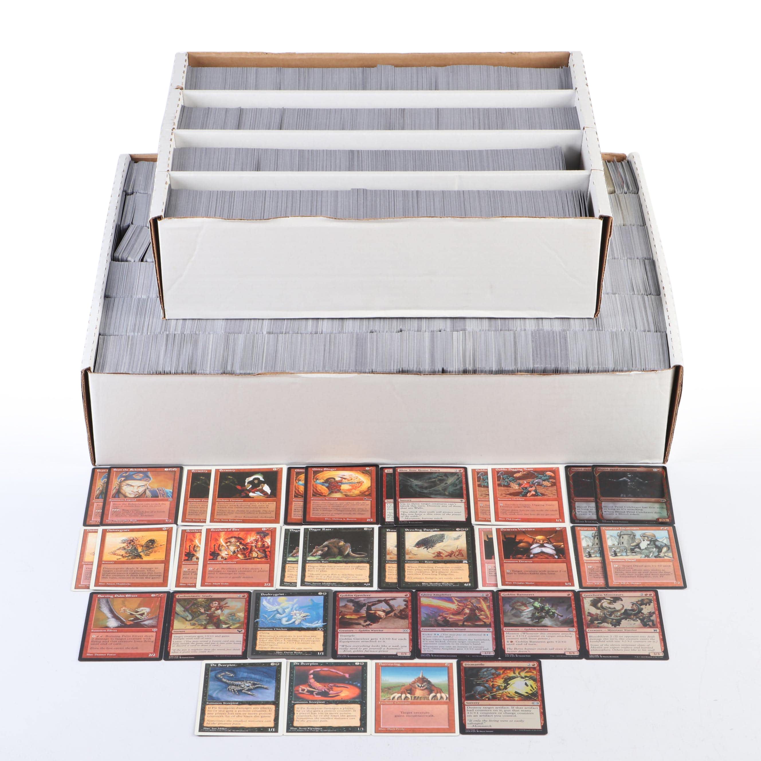 Magic: The Gathering Trading Cards with Storage Boxes, 1990s–2020s