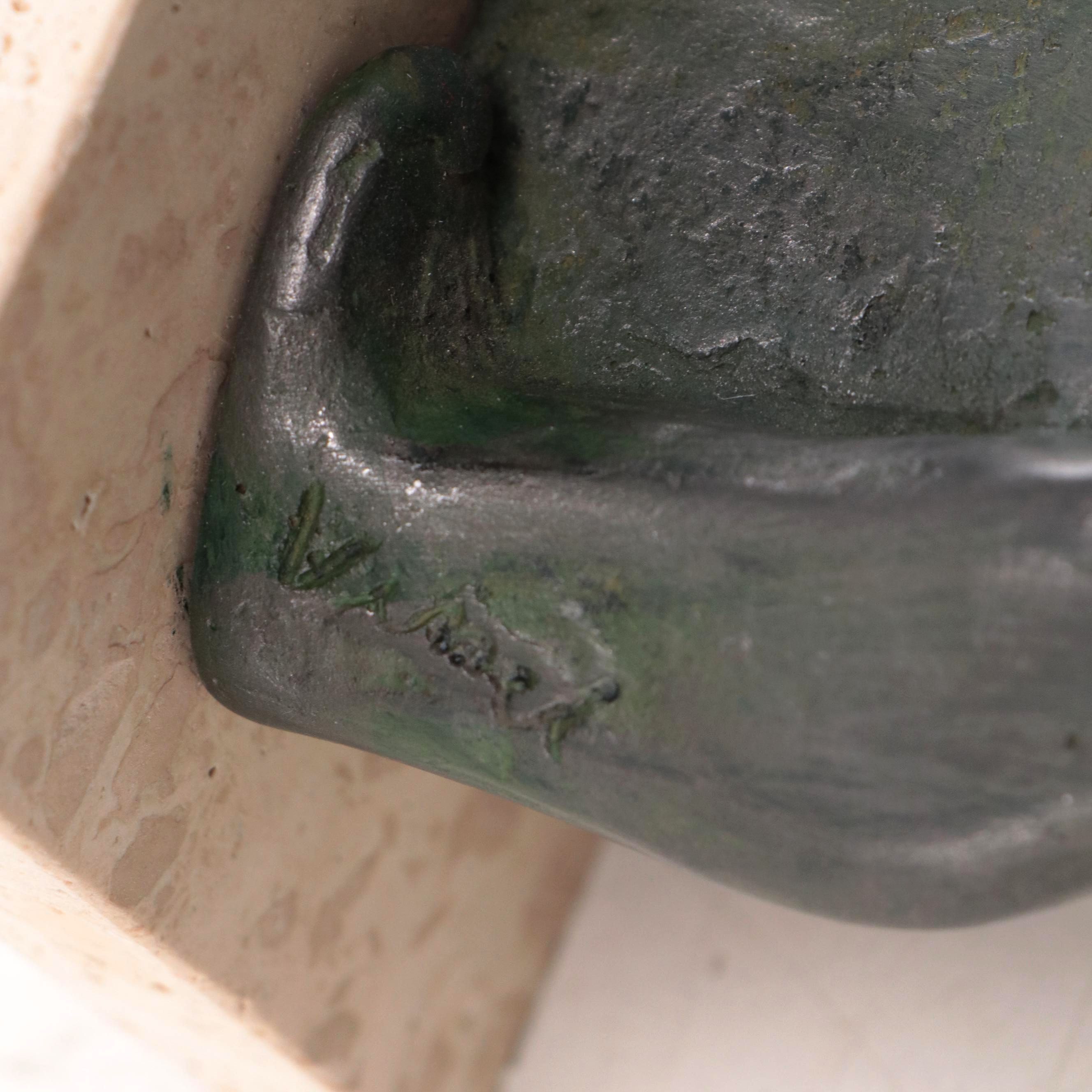 Composite Sculpture of Man Playing Accordion