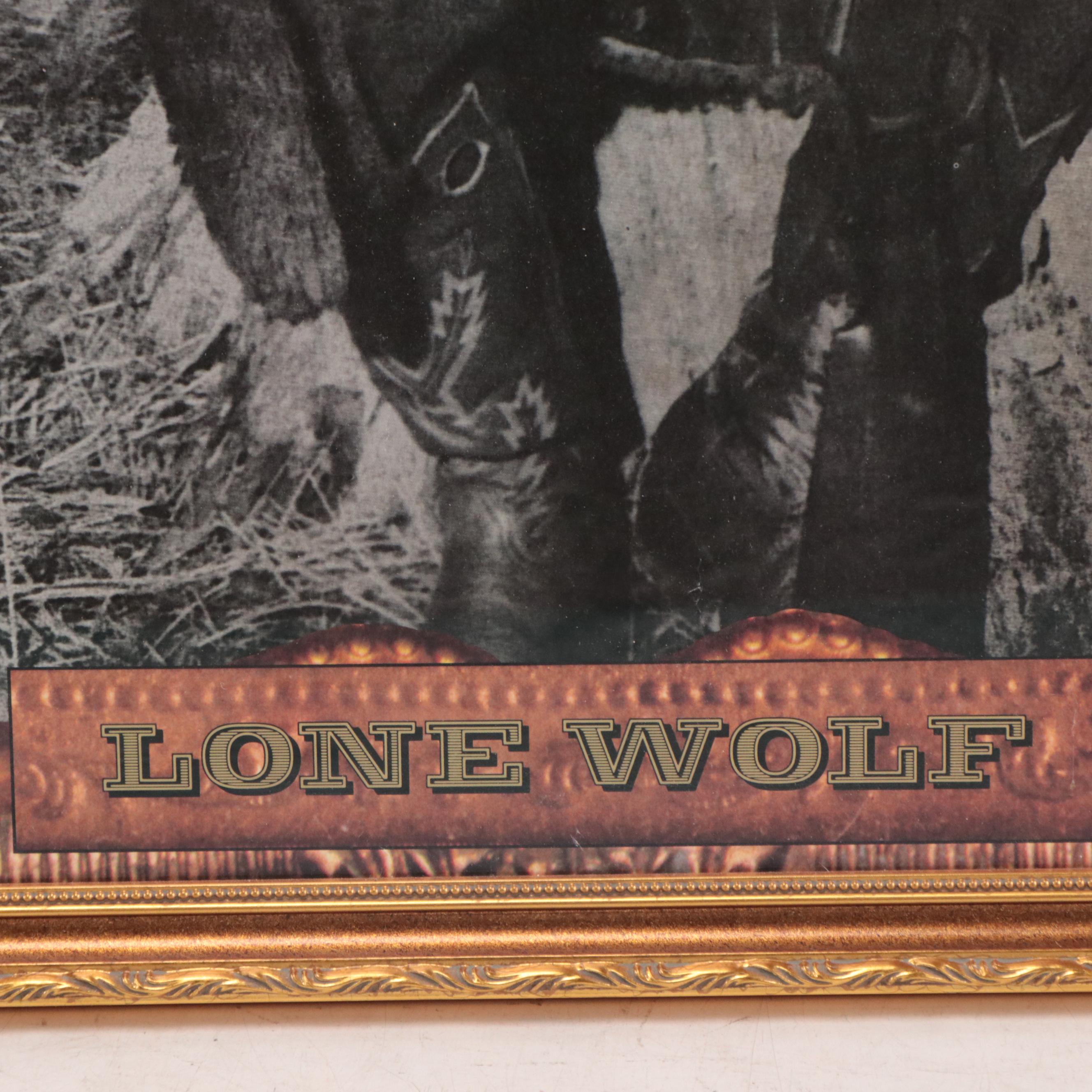 Hank Williams, Jr. "Lone Wolf" Offset Lithograph Poster, 1990