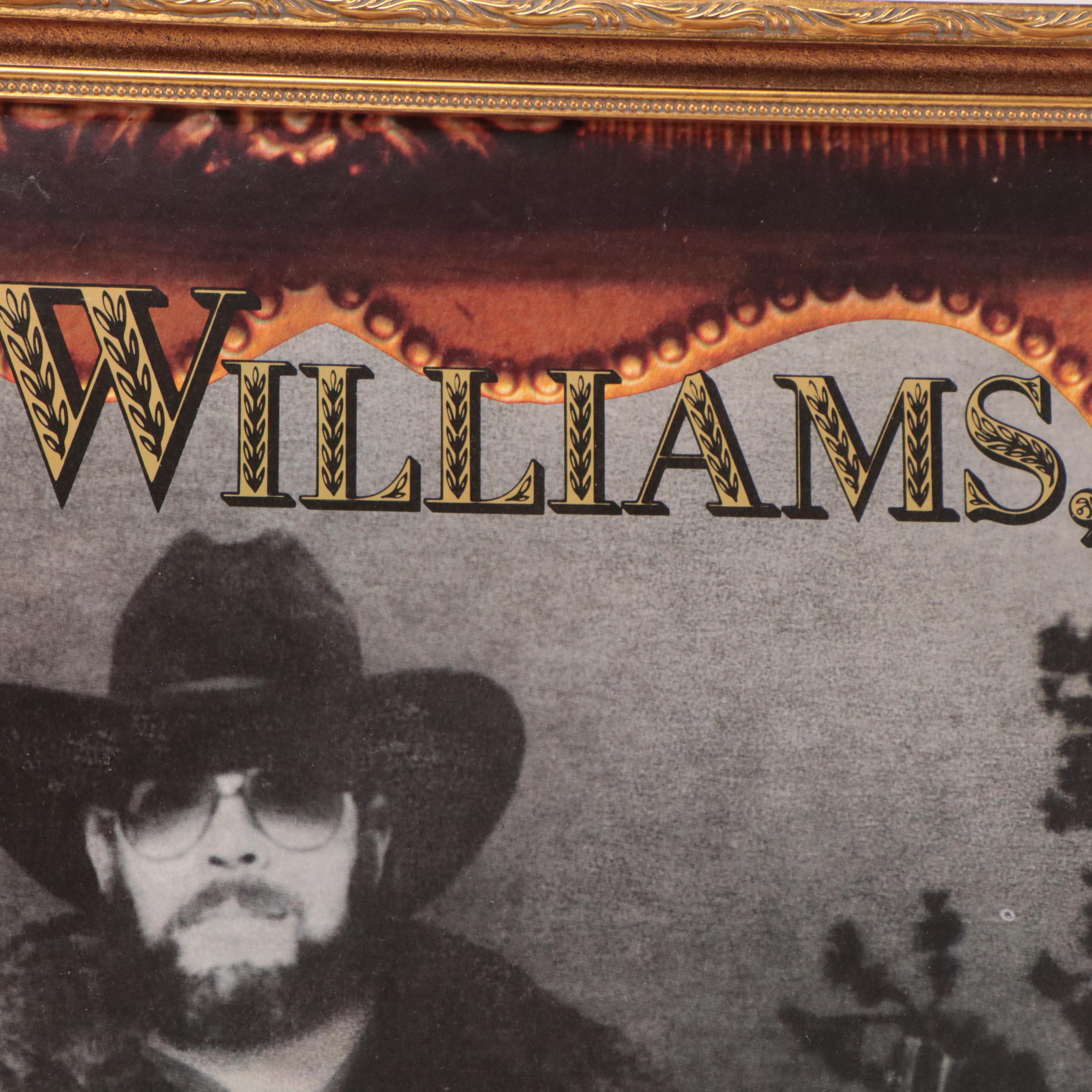 Hank Williams, Jr. "Lone Wolf" Offset Lithograph Poster, 1990