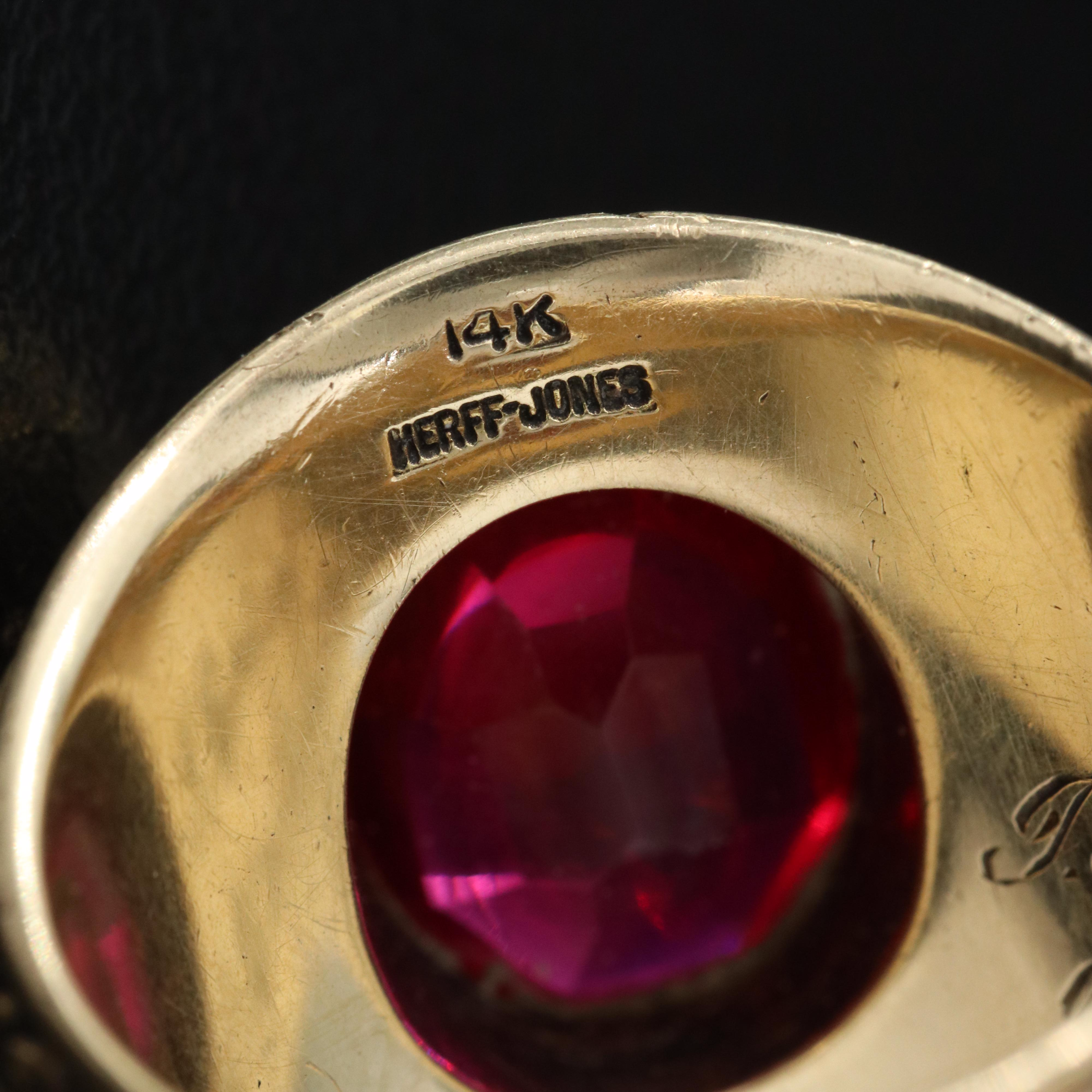 14K Ruby 1946 West Point Class Ring