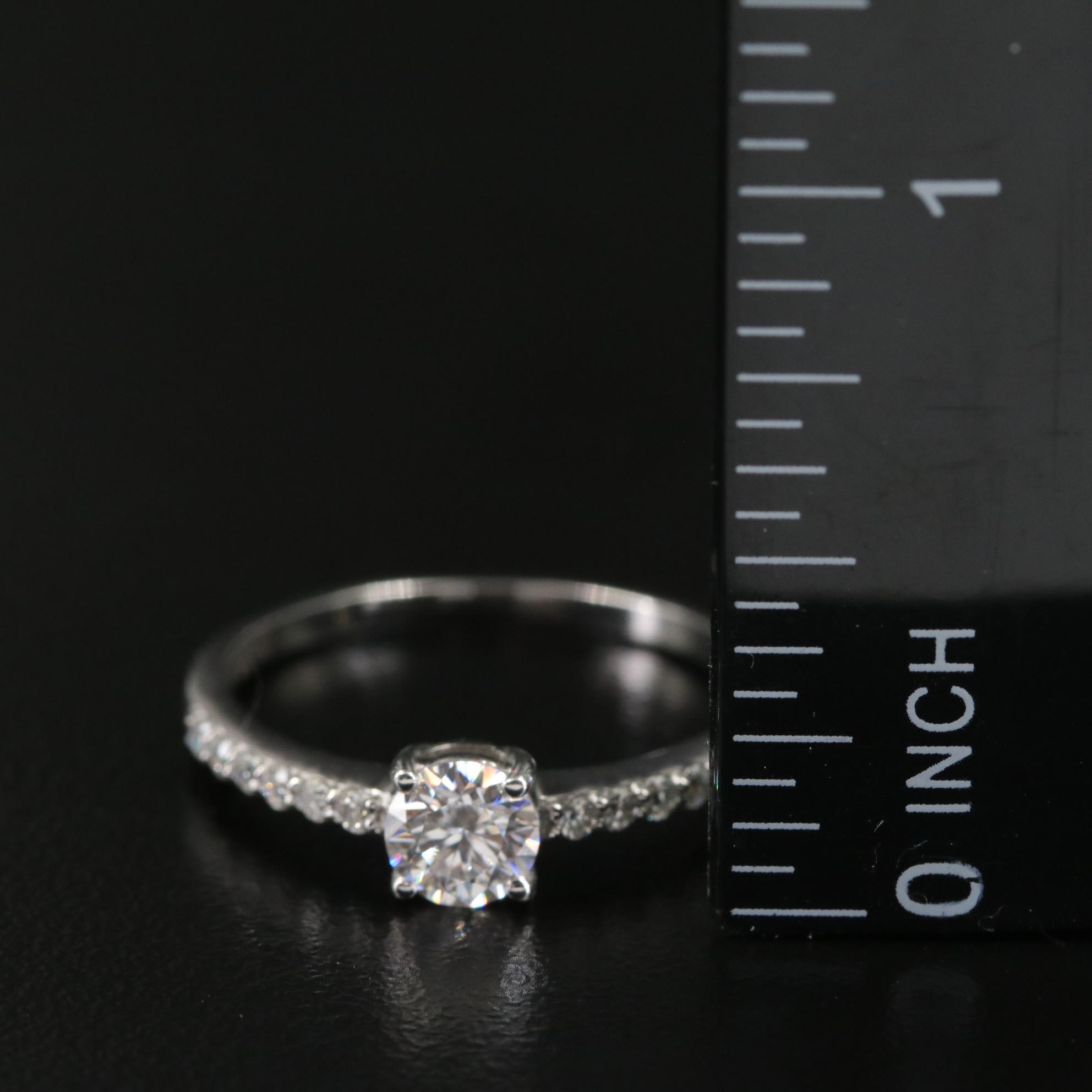 Sterling Moissanite Ring