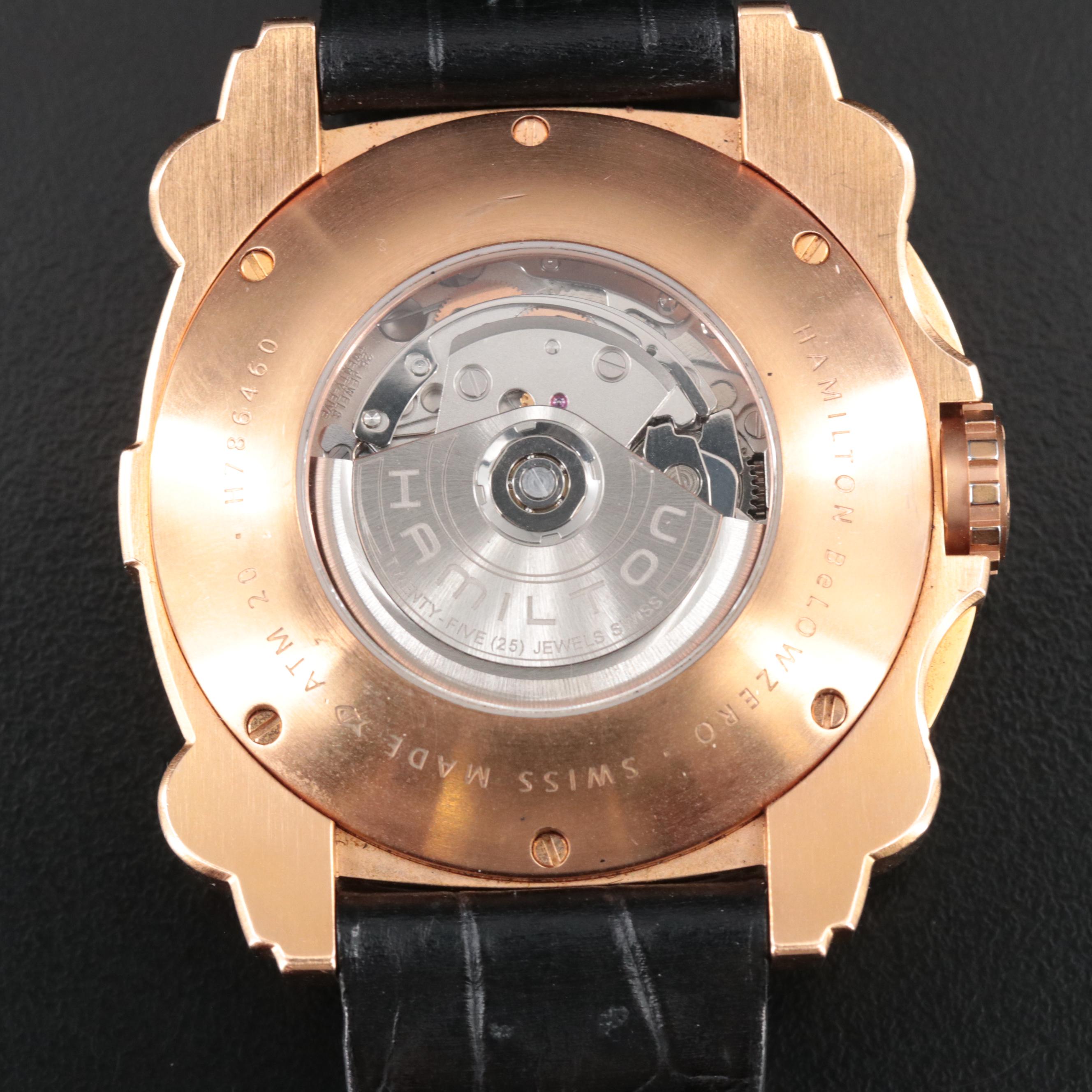 Hamilton Khaki Navy BeLOWZERO Gold-Plated Chronograph Watch