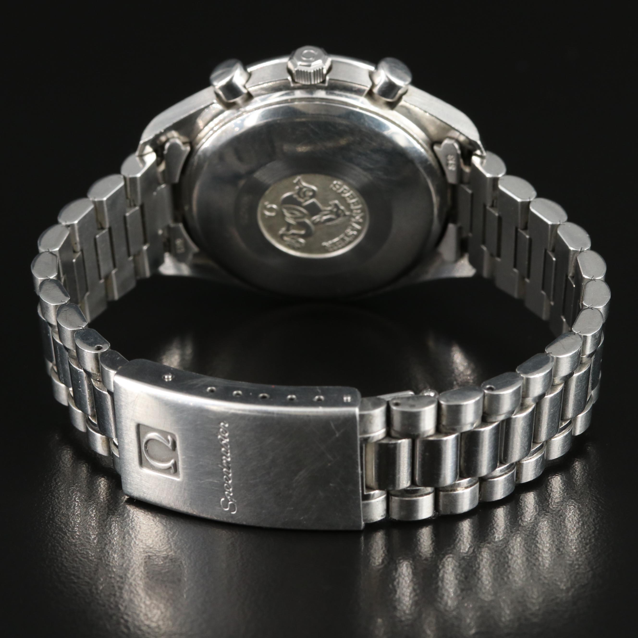 Omega Speedmaster Triple Calendar Silver Steel 39MM Automatic Watch