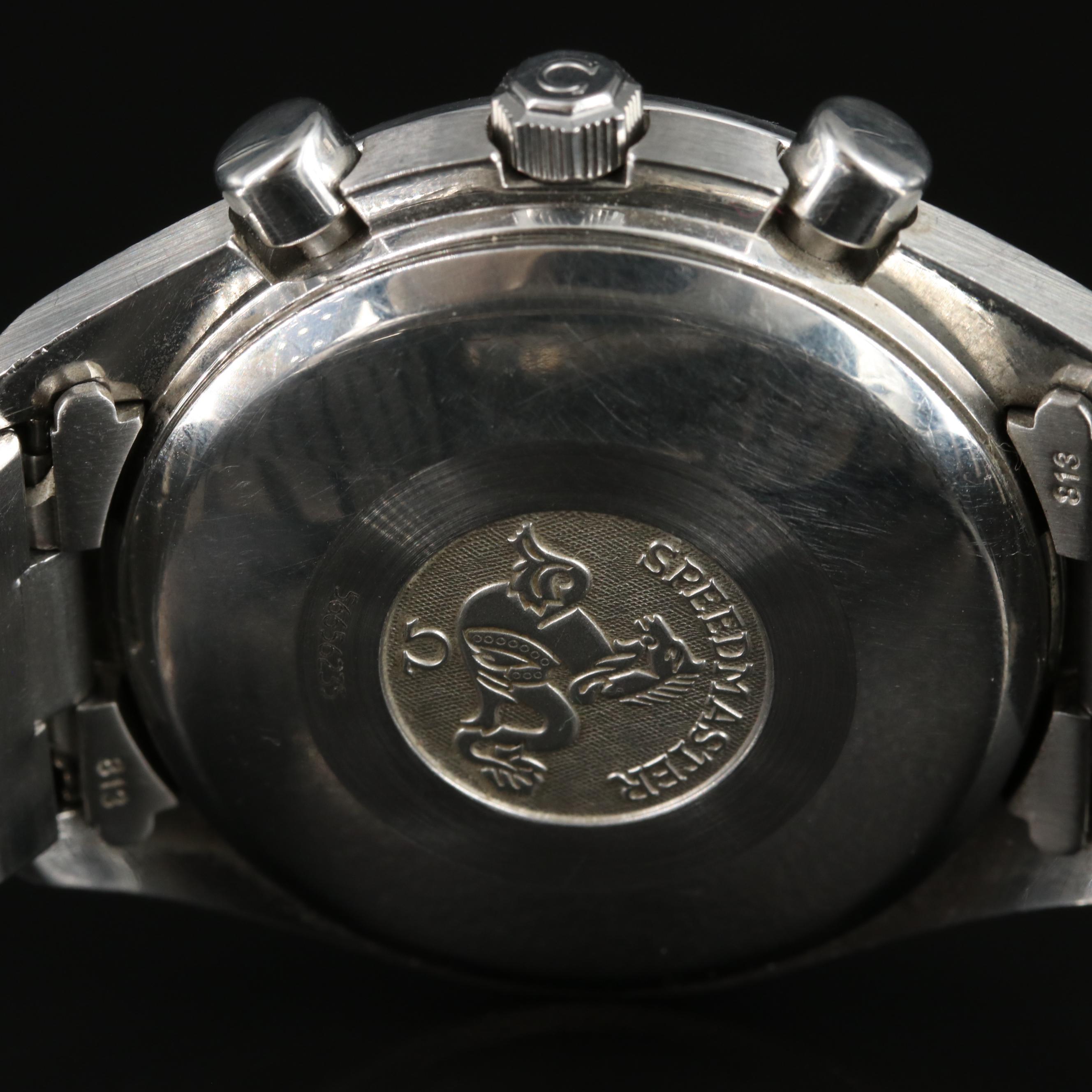 Omega Speedmaster Triple Calendar Silver Steel 39MM Automatic Watch