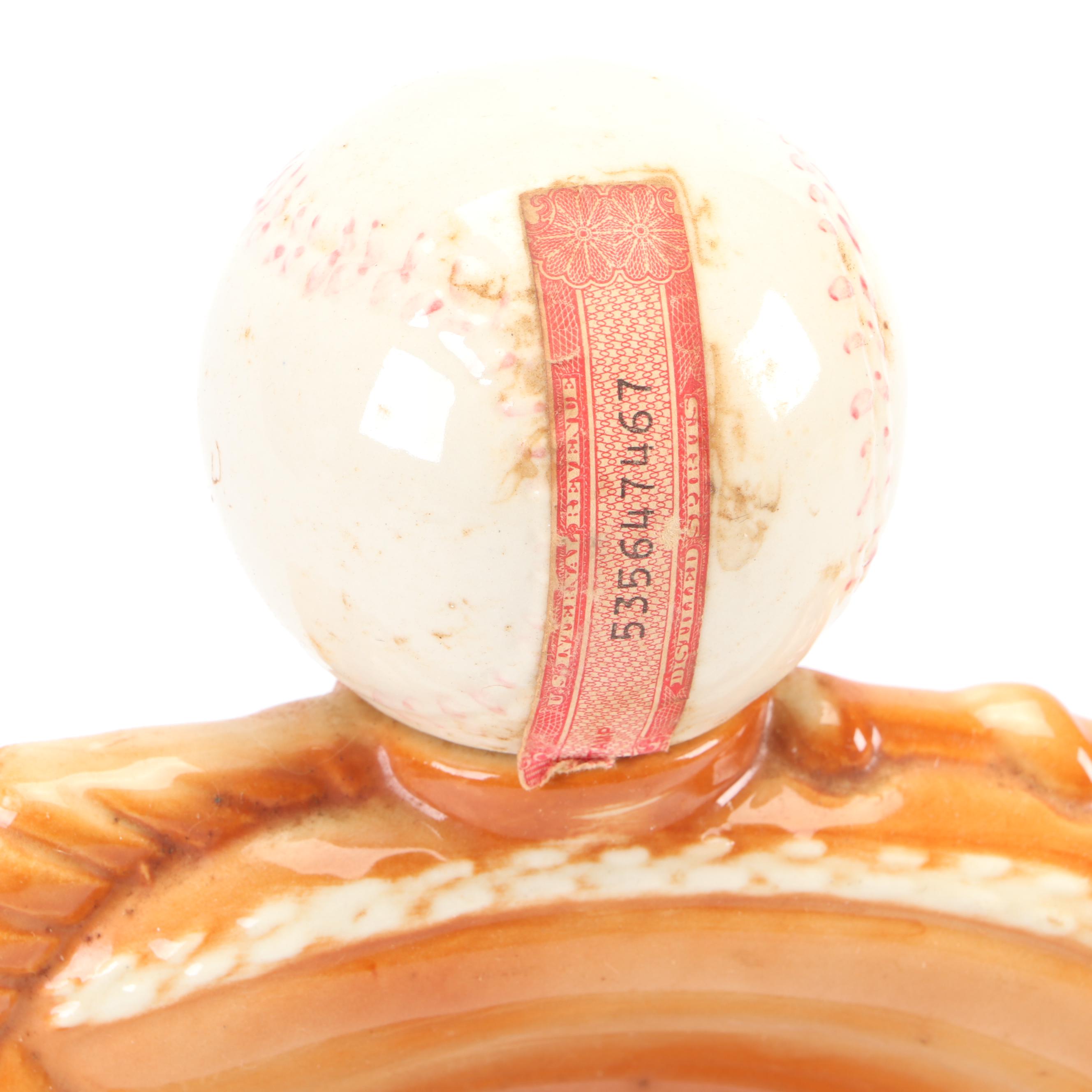 Vintage Cincinnati Reds "The Big Red Machine" Decanter with Baseball Top