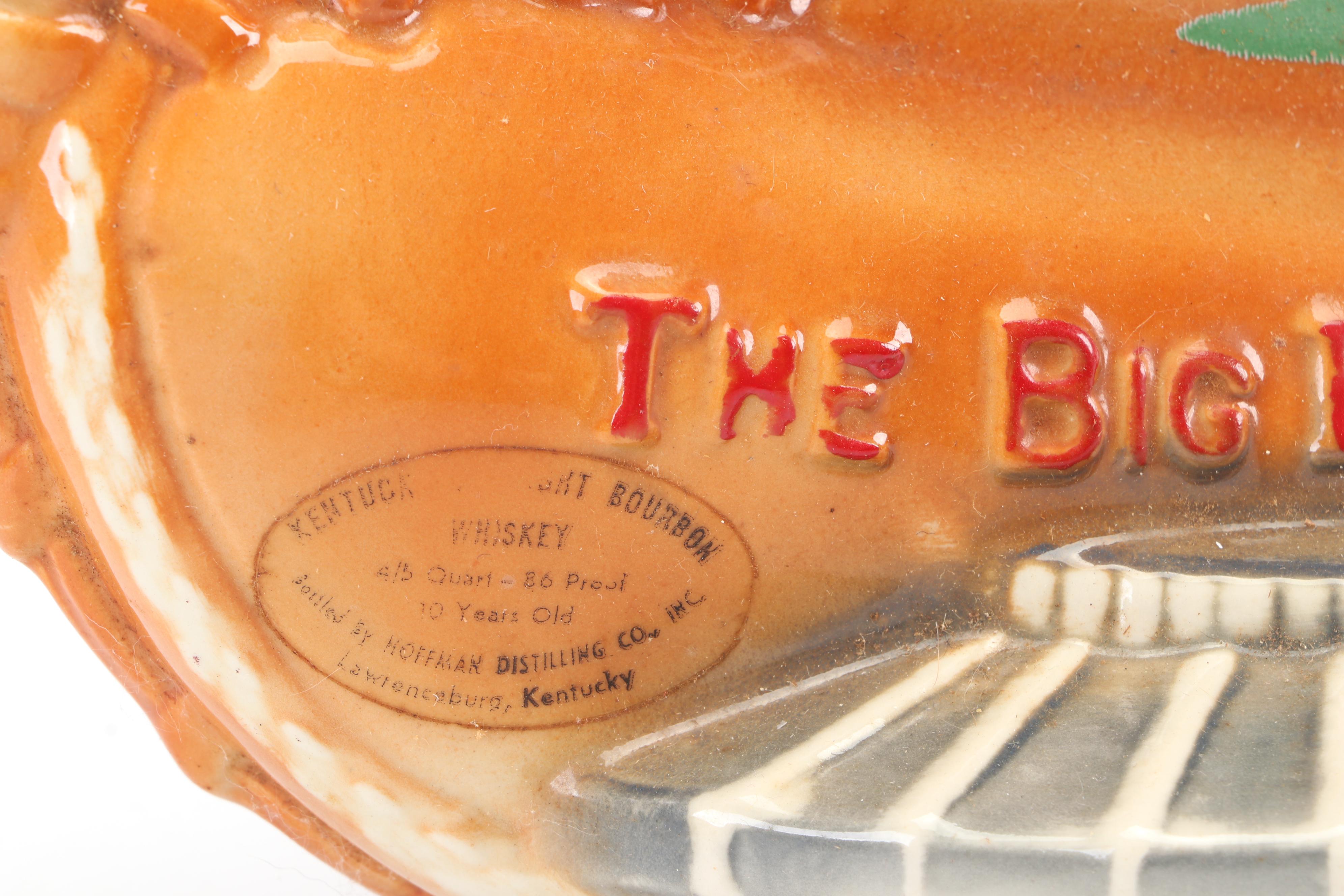 Vintage Cincinnati Reds "The Big Red Machine" Decanter with Baseball Top