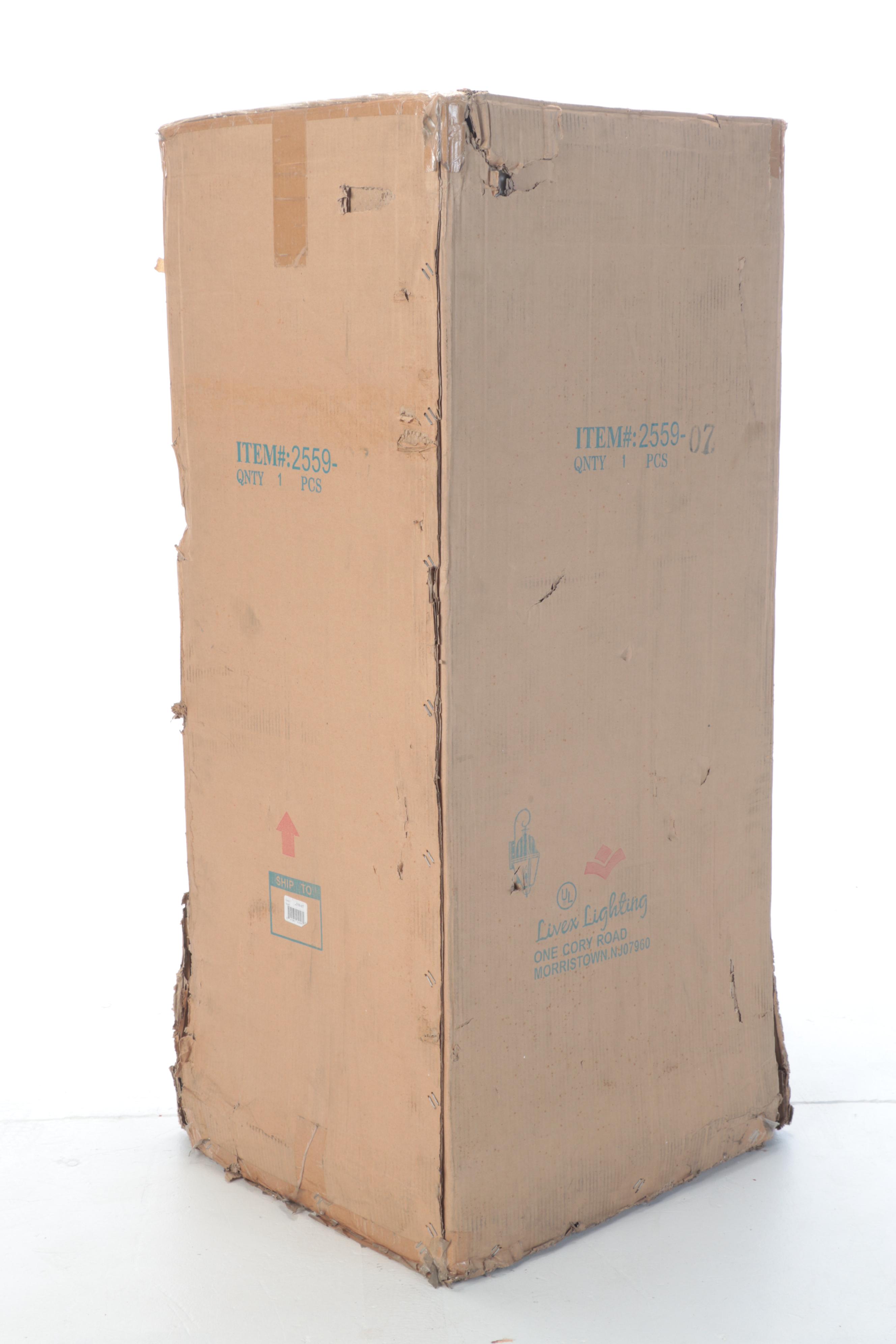 Livex Lighting "Amwell" Carriage Style Four-Arm Pendant Wall Light