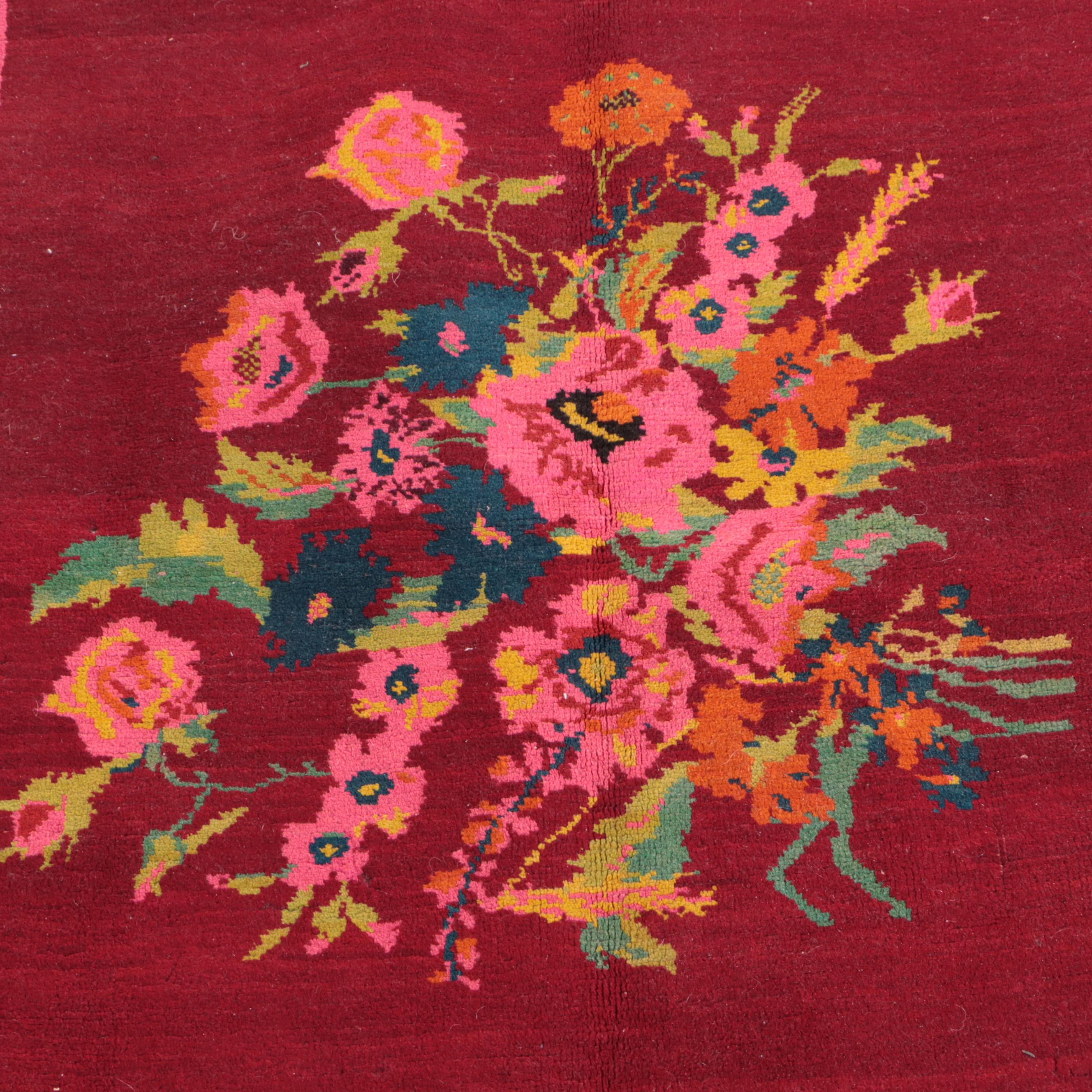 4'6 x 8'10 Hand-Knotted Caucasian Karabagh Area Rug