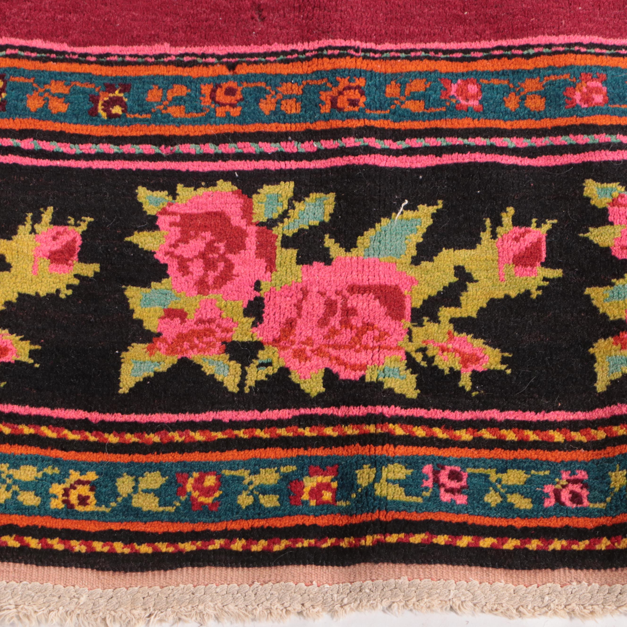 4'6 x 8'10 Hand-Knotted Caucasian Karabagh Area Rug