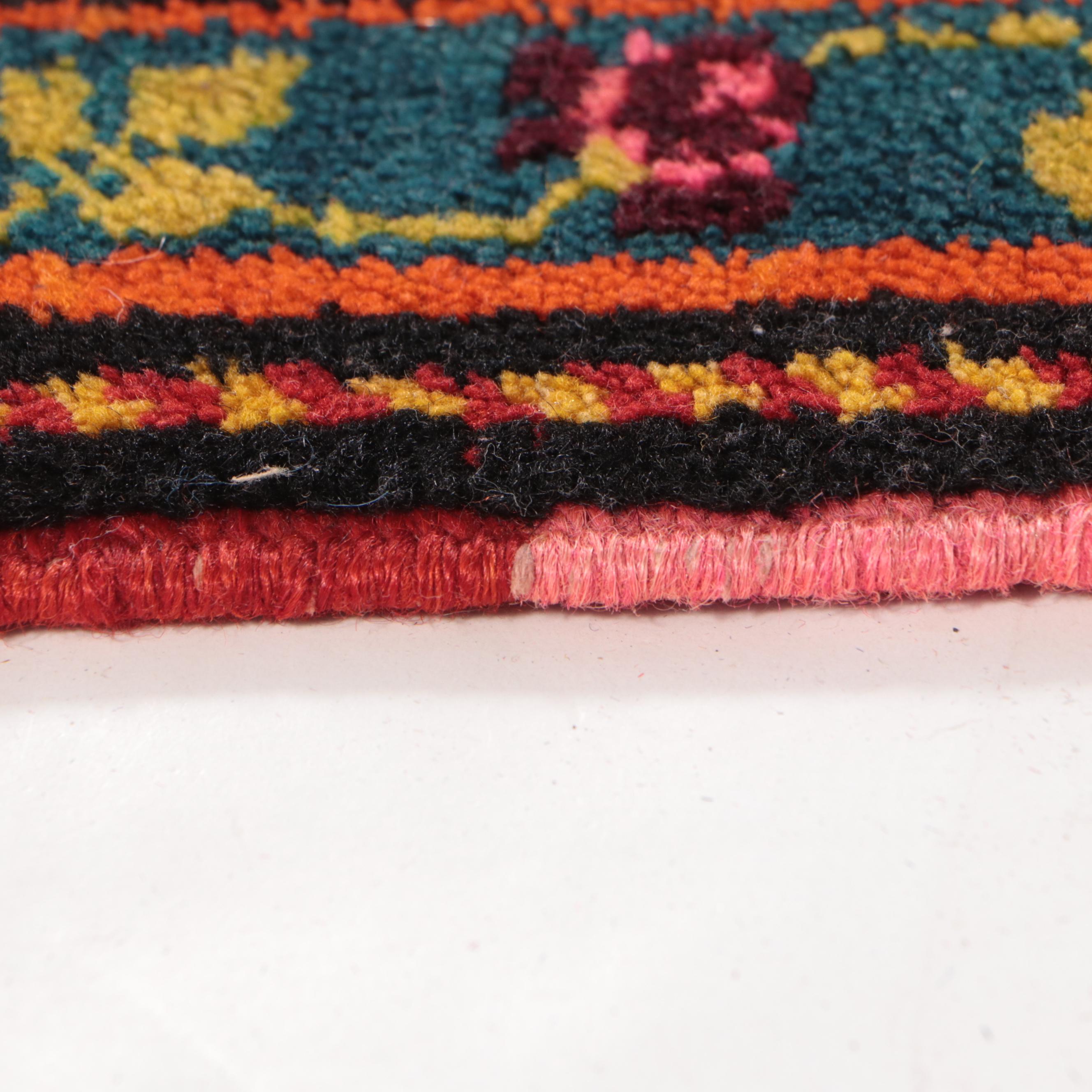 4'6 x 8'10 Hand-Knotted Caucasian Karabagh Area Rug