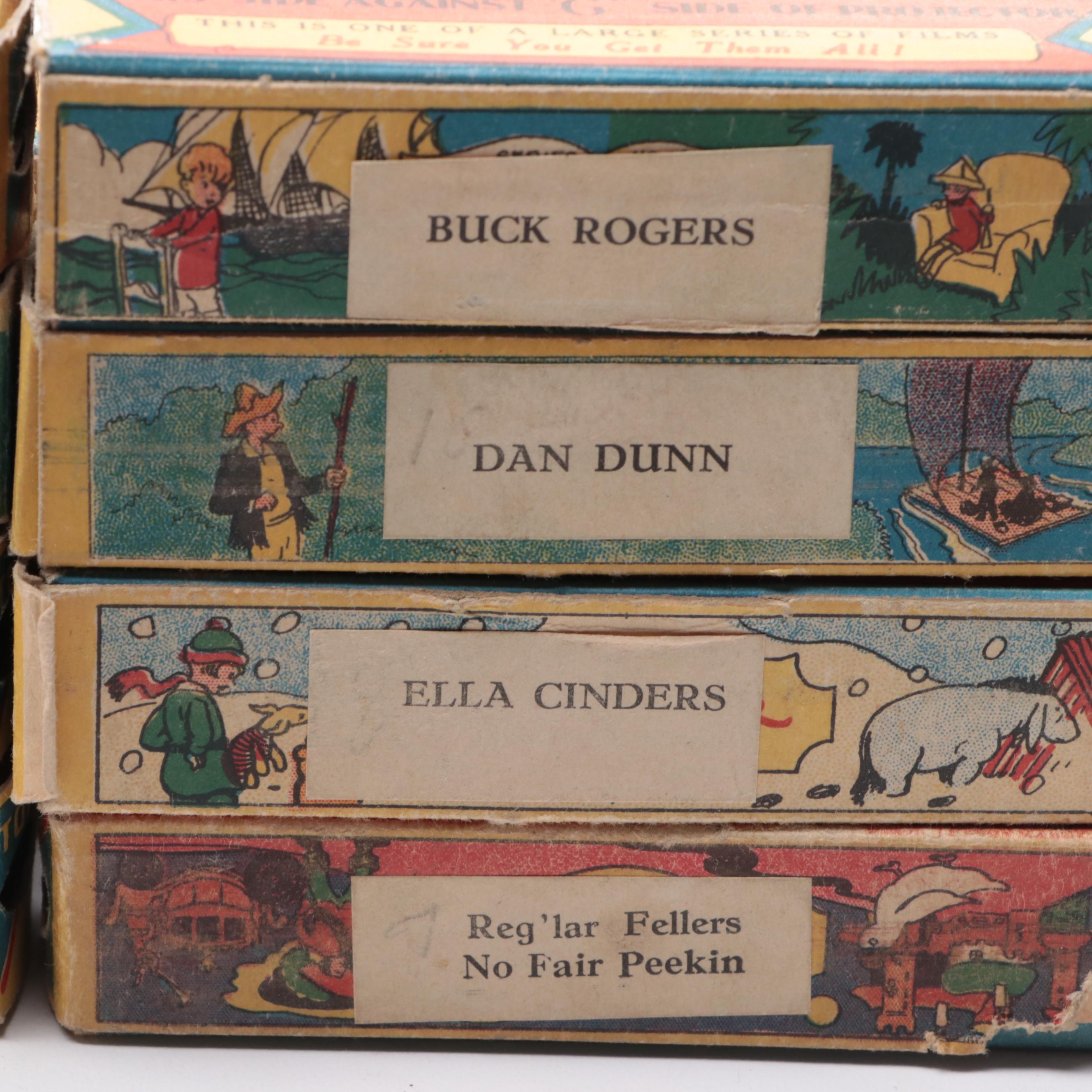 Movie-Jektor Projector with "Tarzan" Series and Other Films, 1930s