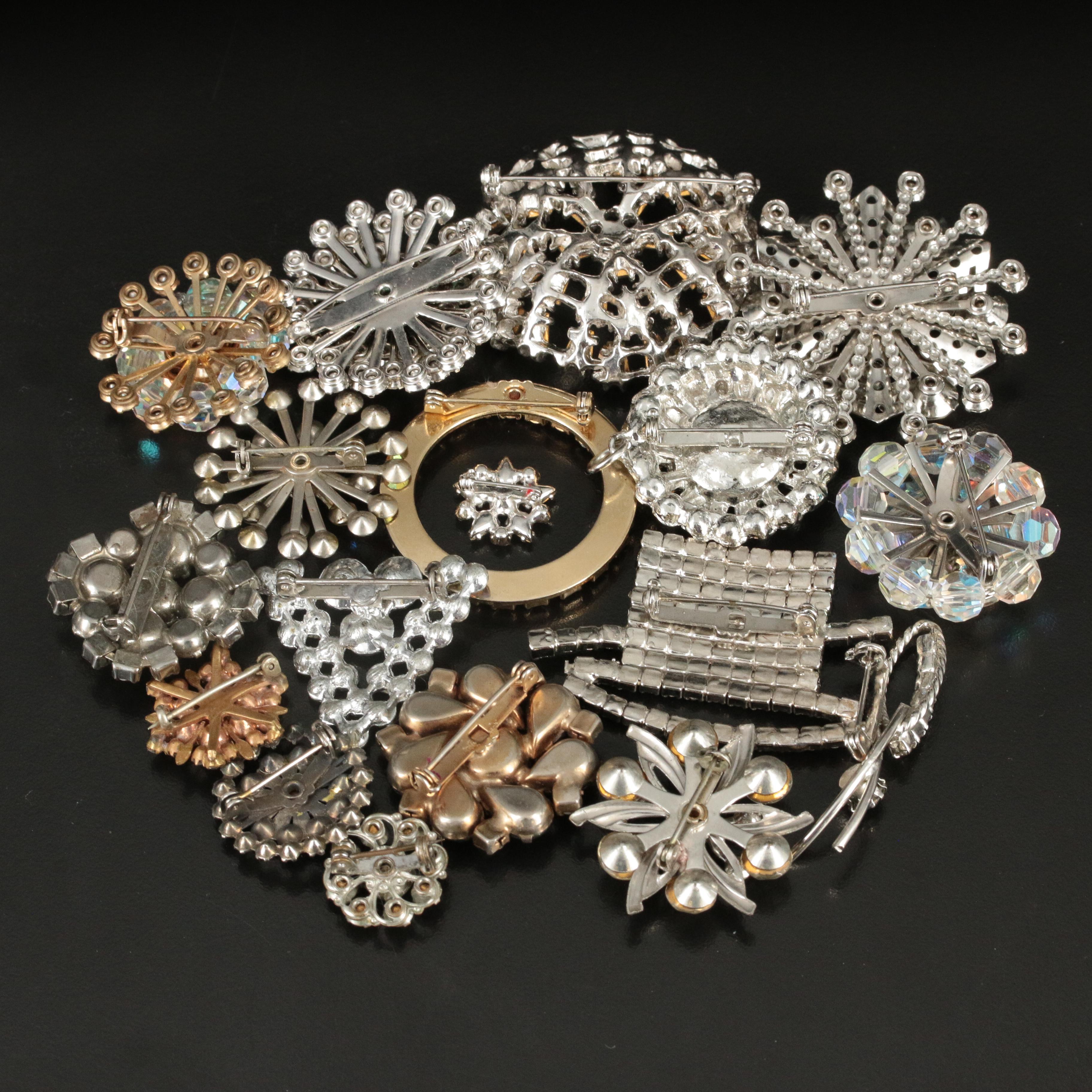 Antique and Vintage Rhinestone Jewelry Collection