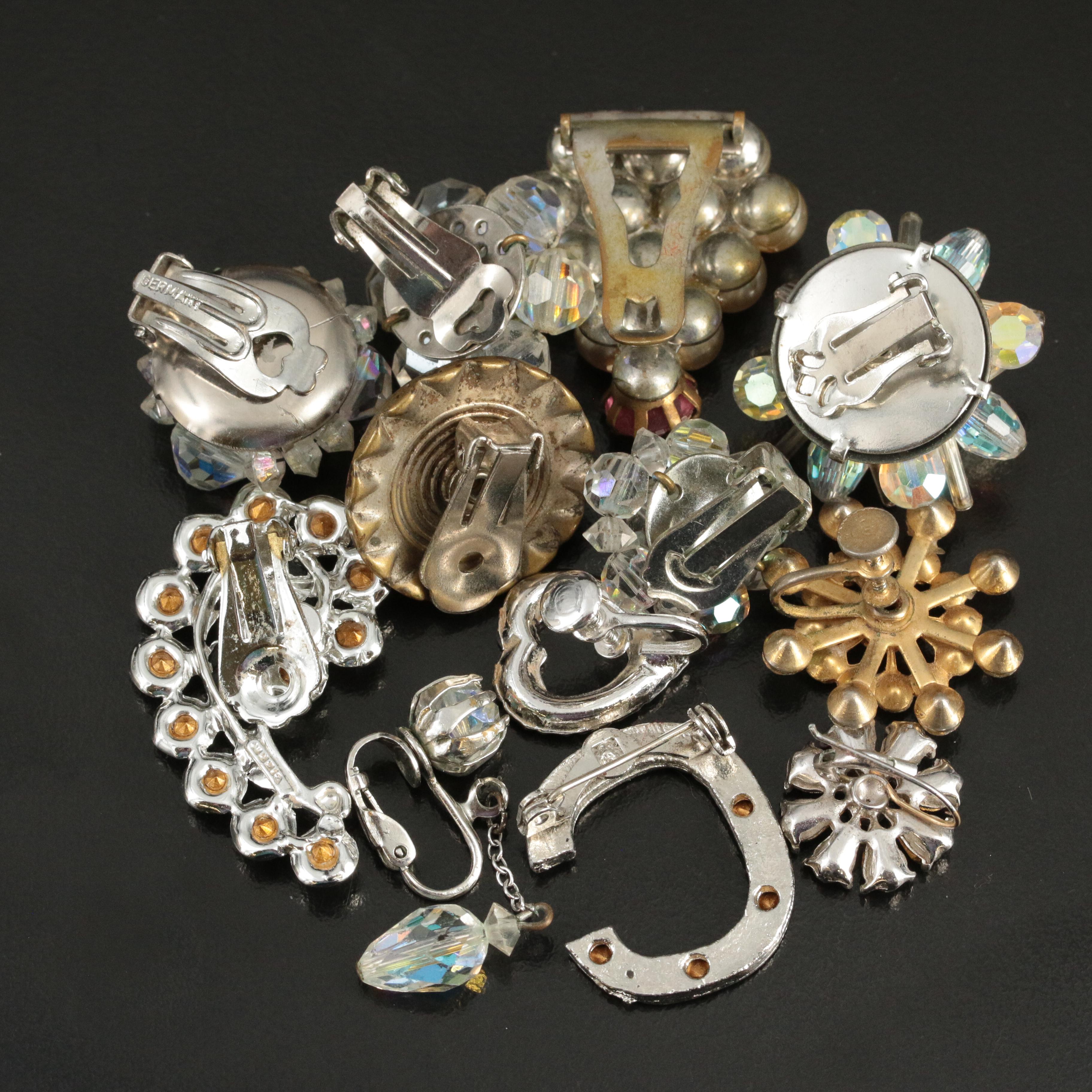 Antique and Vintage Rhinestone Jewelry Collection
