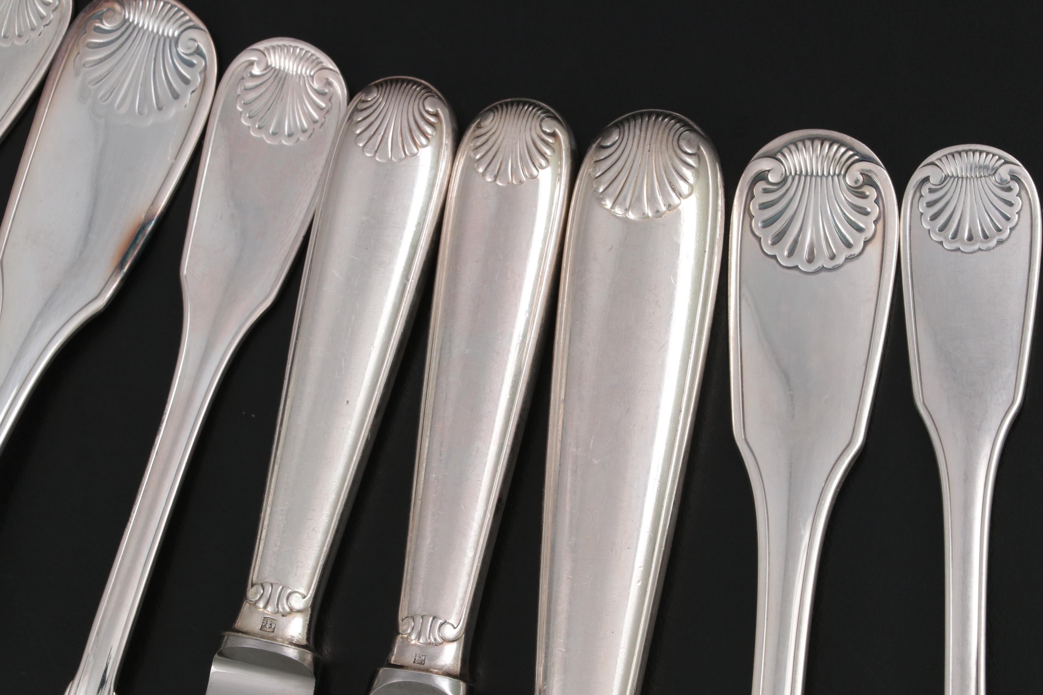 Christofle "Vendome-Arcantia" with Other Silver Plate Flatware