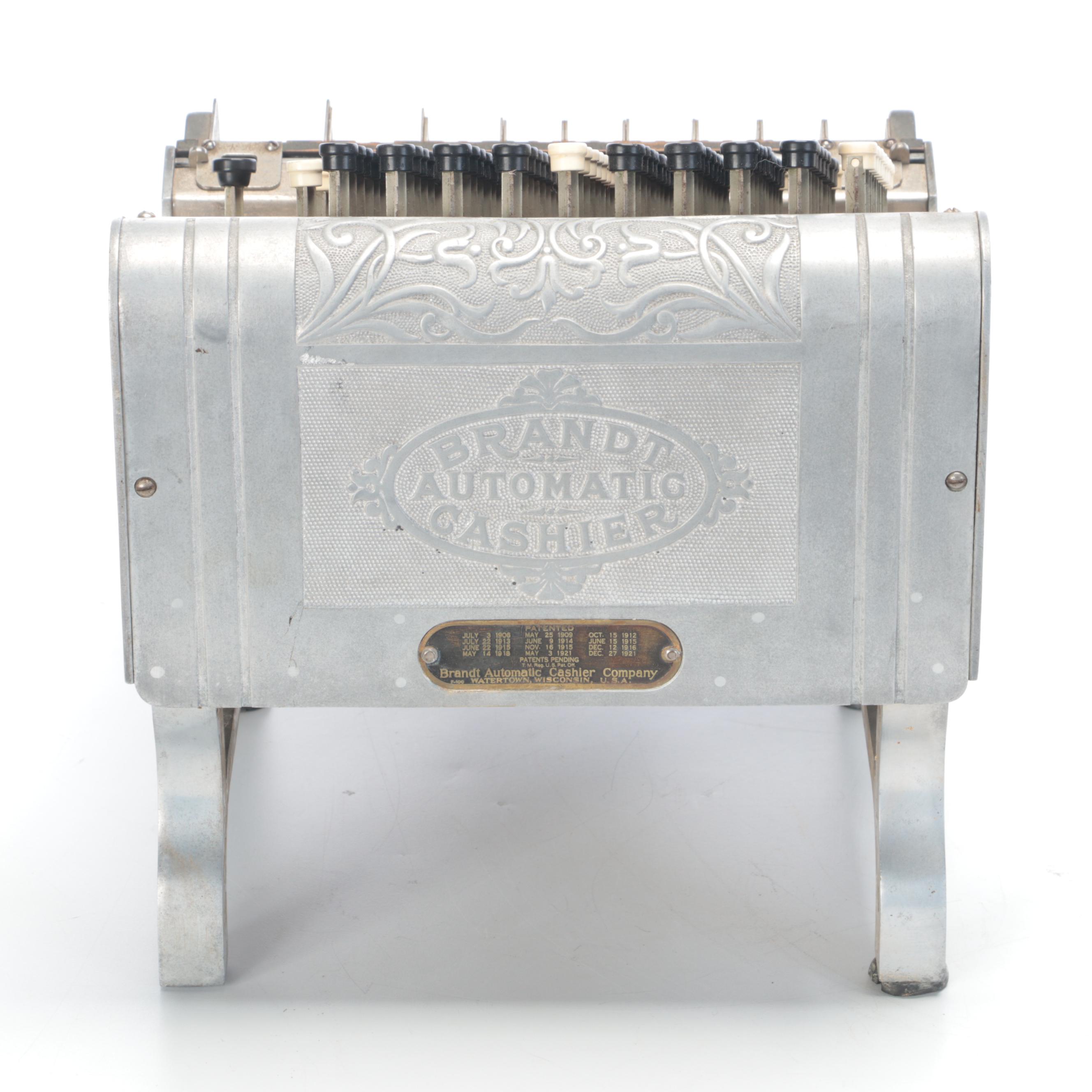 Brandt Automatic Cashier Coin Dispenser, Circa 1920s