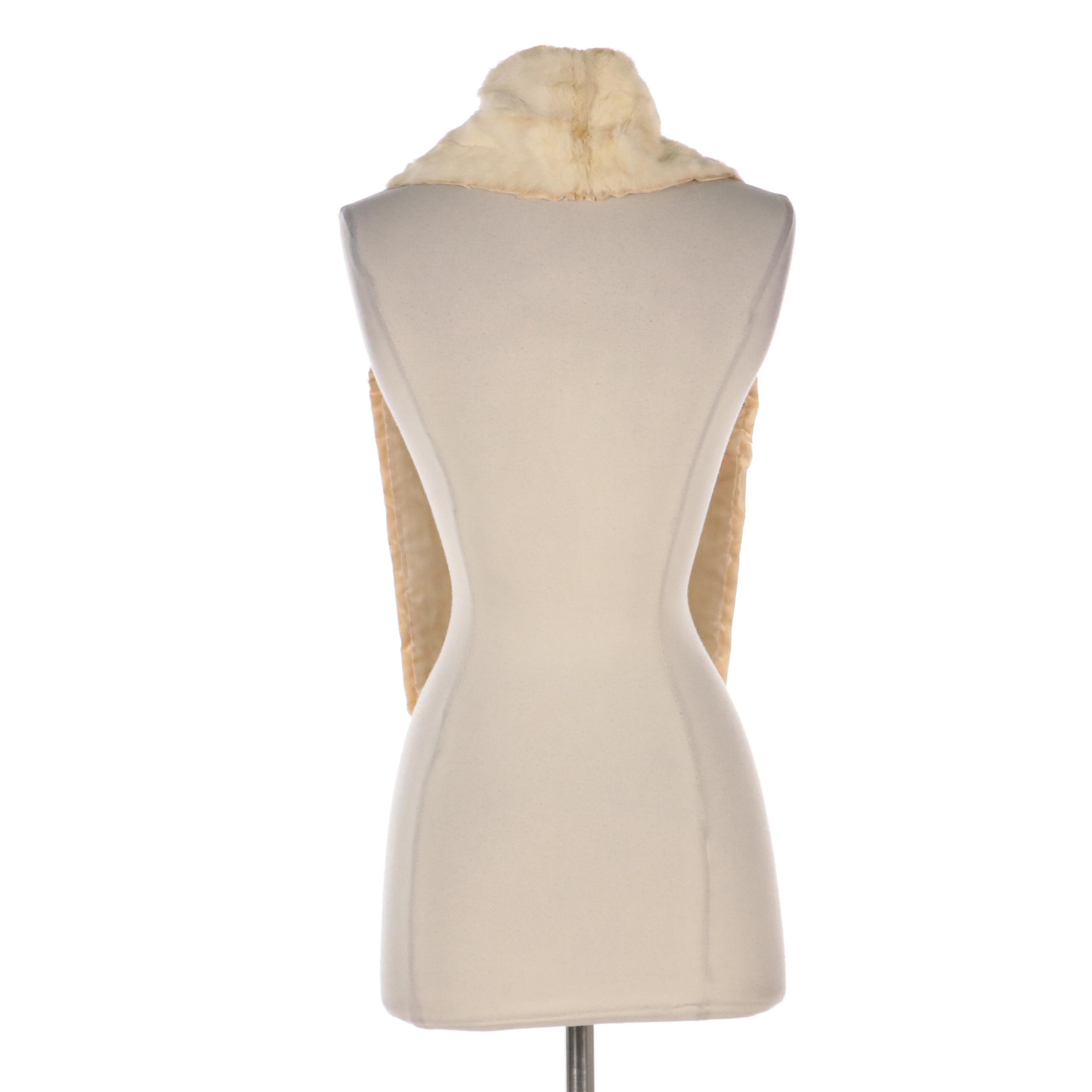 Ermine Fur Stole with Tails from Alms & Doepke