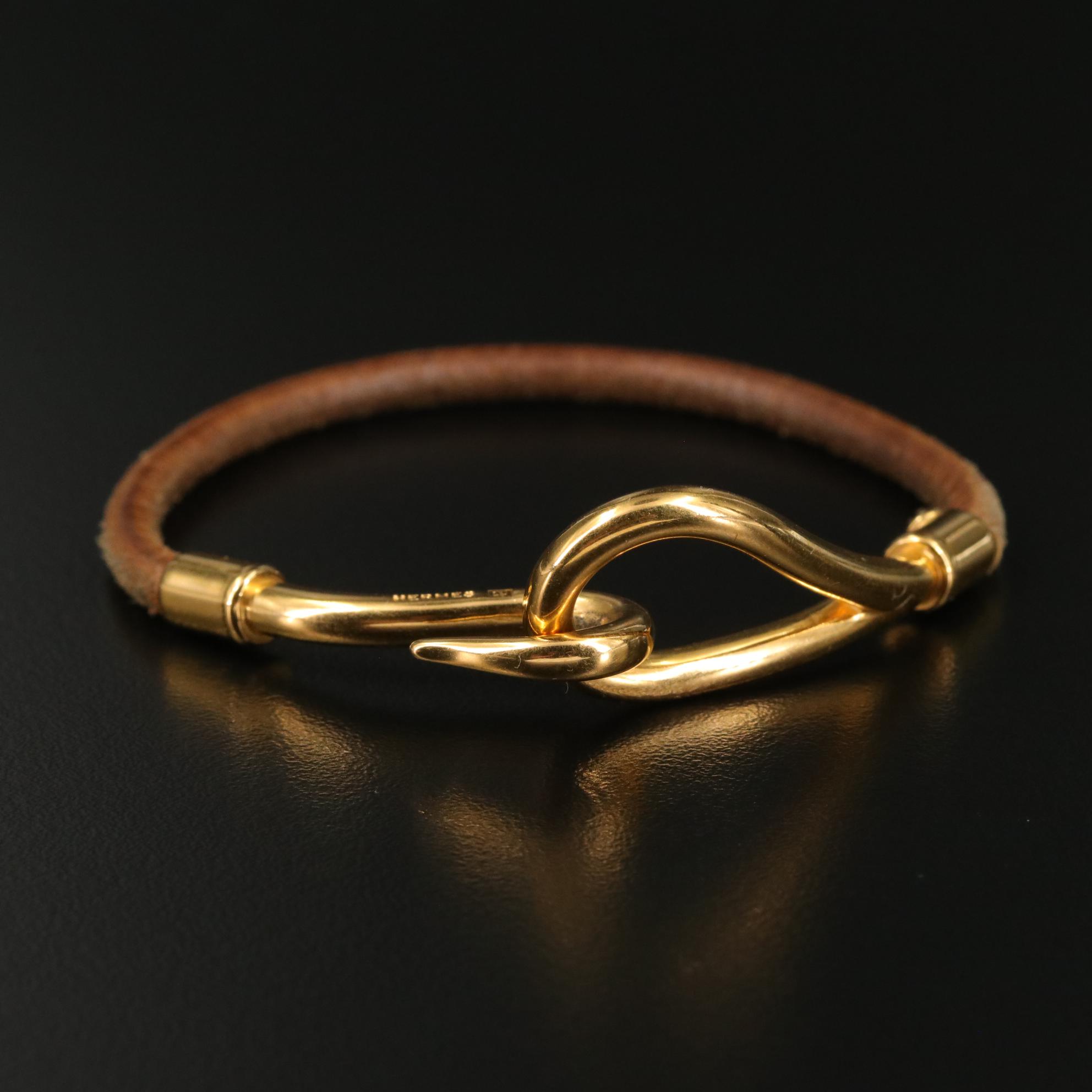 Hermès Leather Rope Bracelet