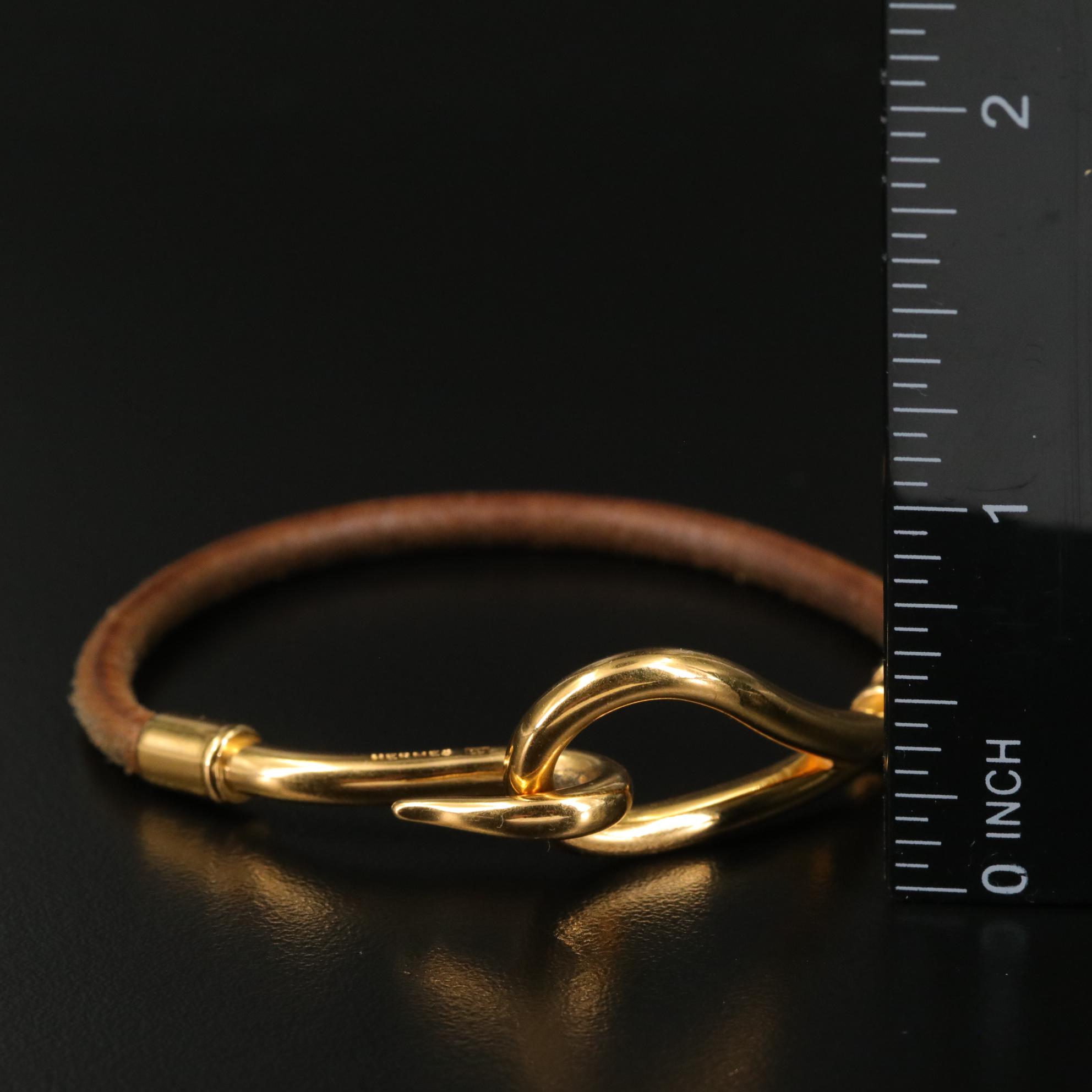 Hermès Leather Rope Bracelet