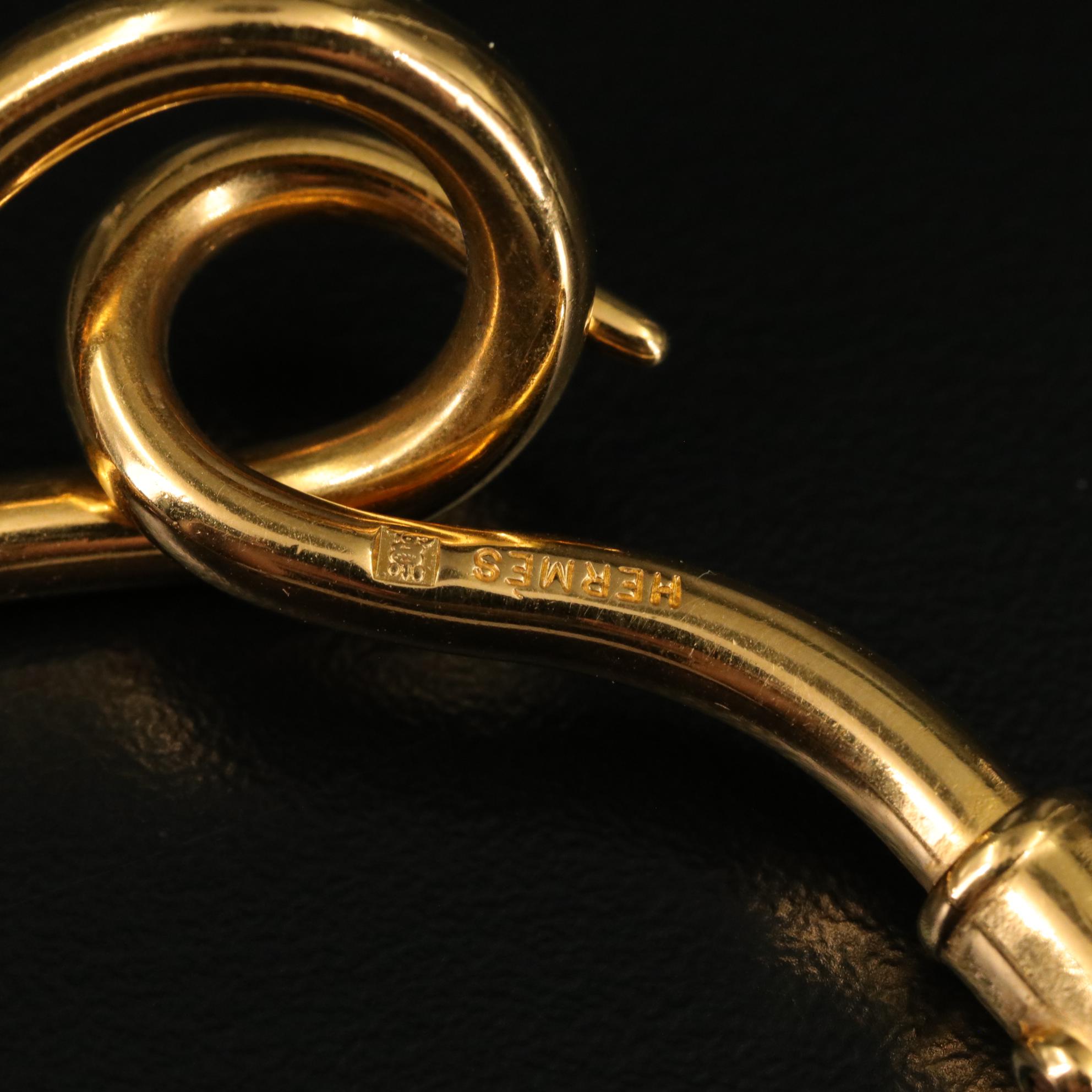 Hermès Leather Rope Bracelet